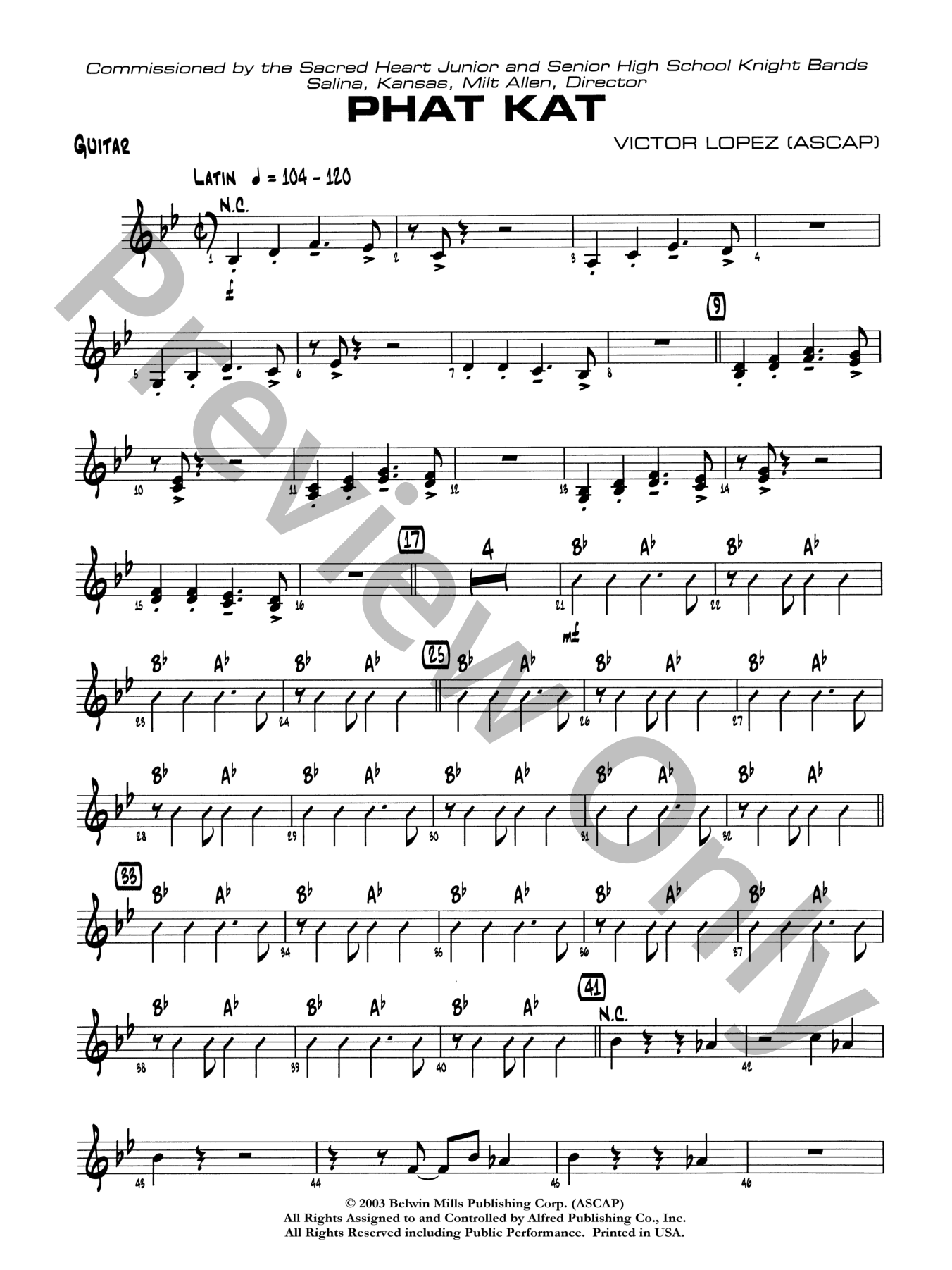 Phat Kat Jazz Sheet Music | J.W. Pepper