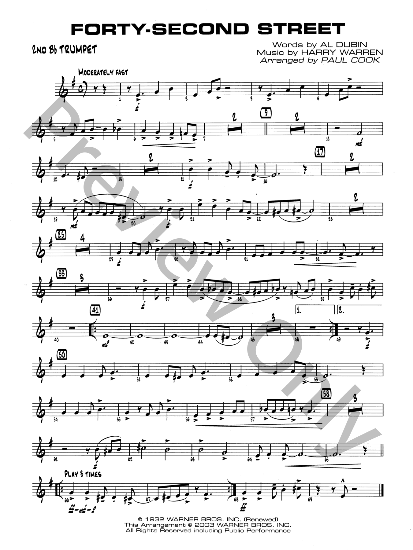 42nd Street Jazz Sheet Music | J.W. Pepper