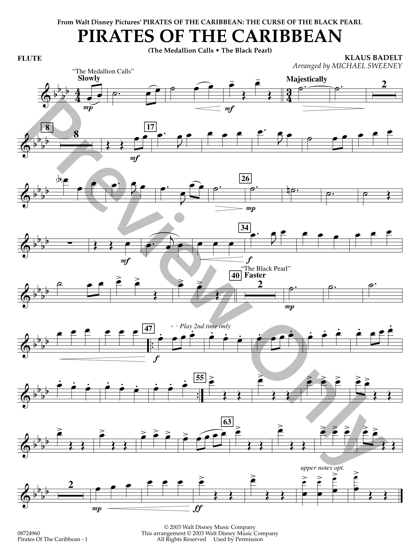 Pirates of the Caribbean: The Curse of the Black Pearl Concert