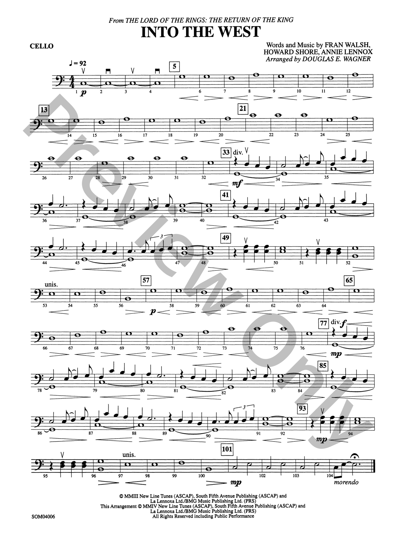 Into the West Orchestra Sheet Music | J.W. Pepper