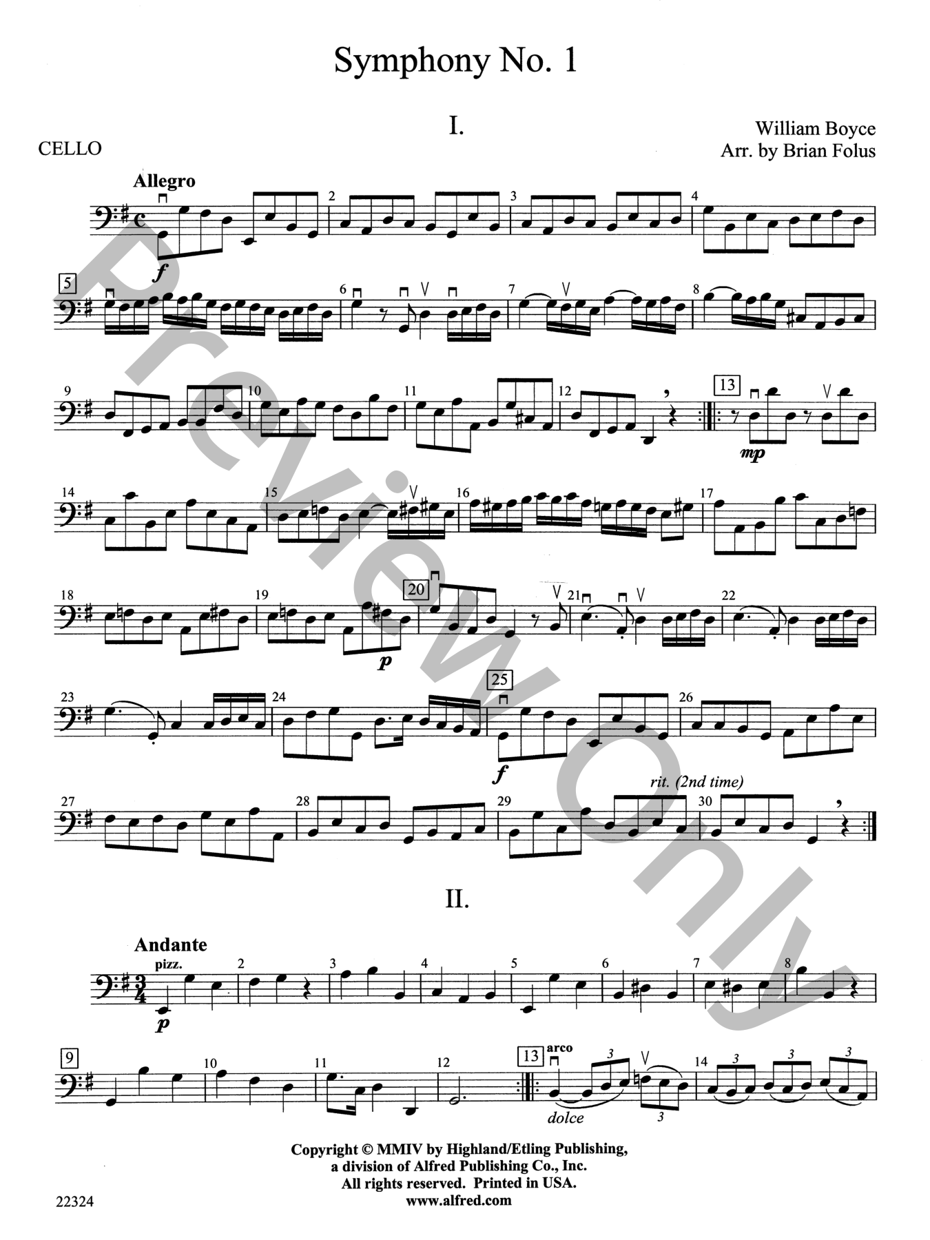 Symphony No. 1 | J.W. Pepper