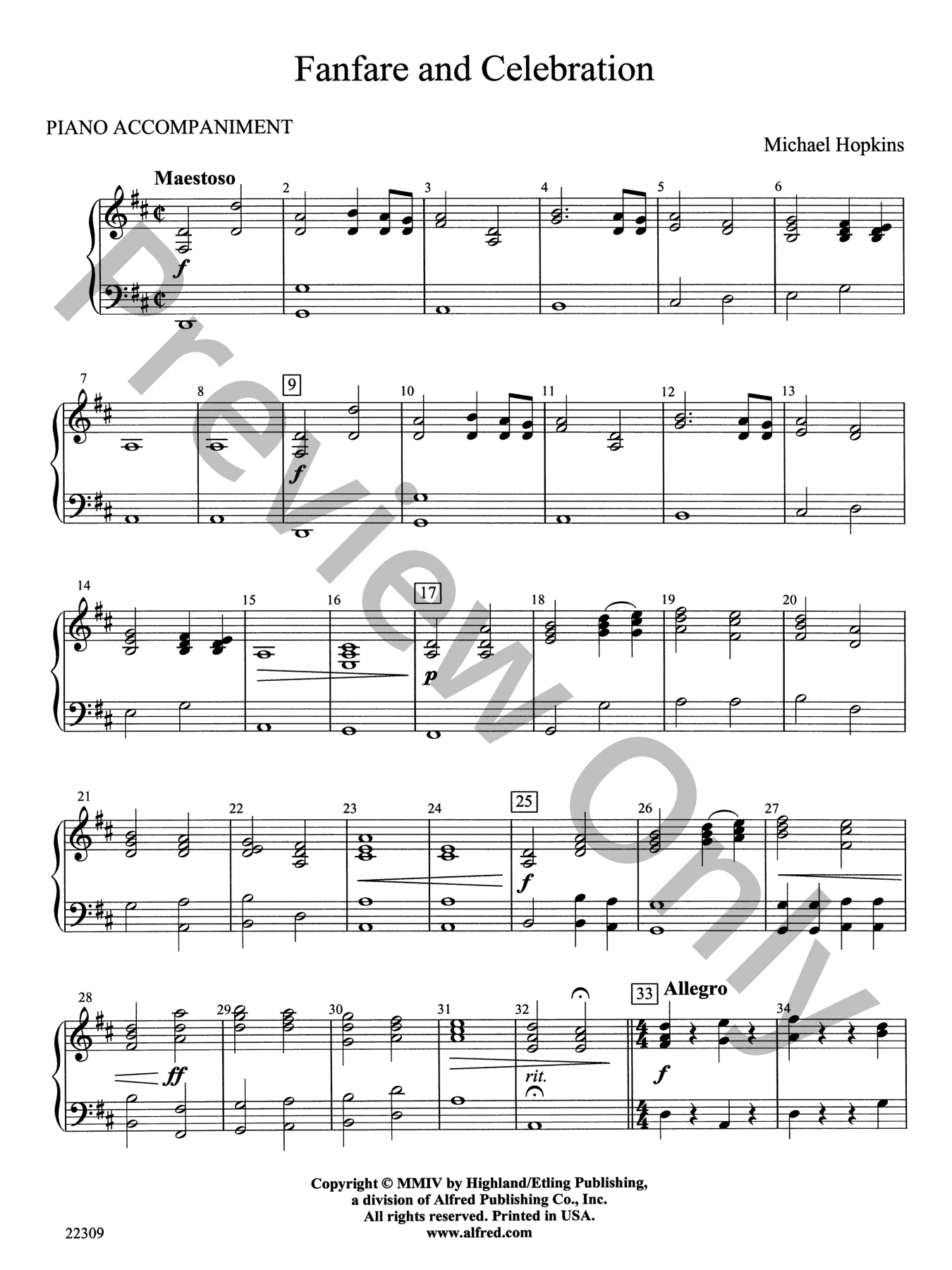 Fanfare and Celebration Orchestra Sheet Music | J.W. Pepper
