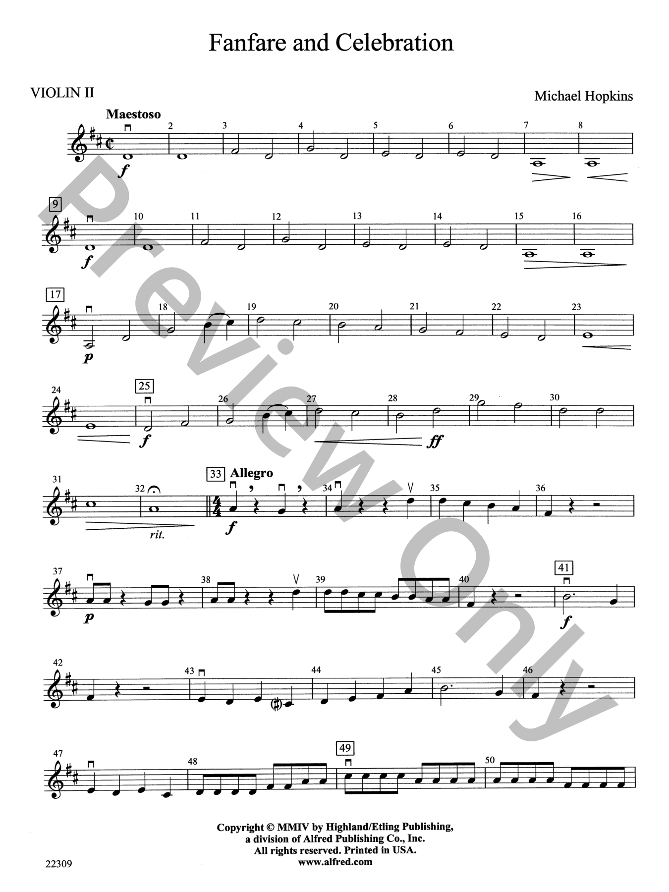 Fanfare and Celebration Orchestra Sheet Music | J.W. Pepper