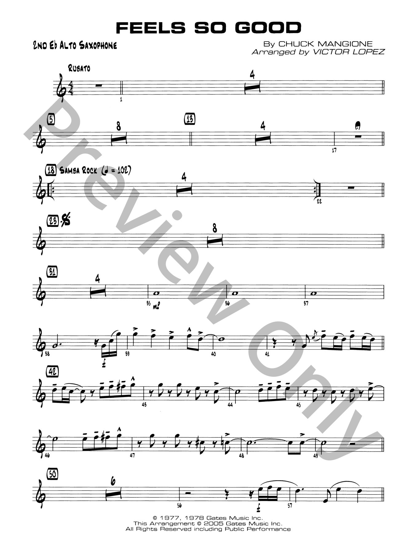 Feels So Good Jazz Sheet Music | J.W. Pepper