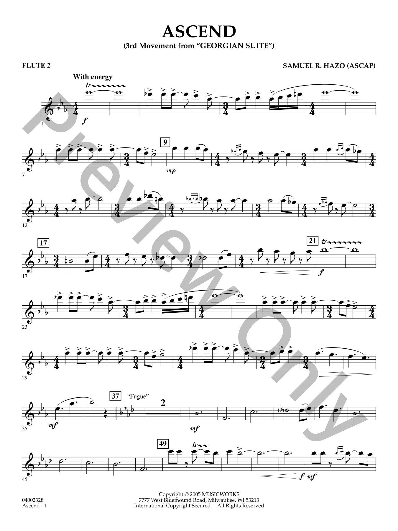 Ascend Concert Band Sheet Music | J.W. Pepper