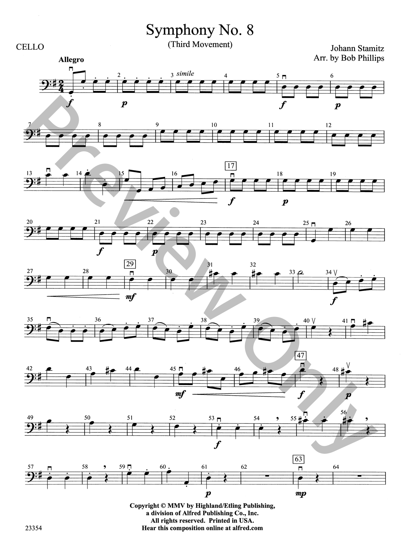 Symphony No. 8 | J.W. Pepper