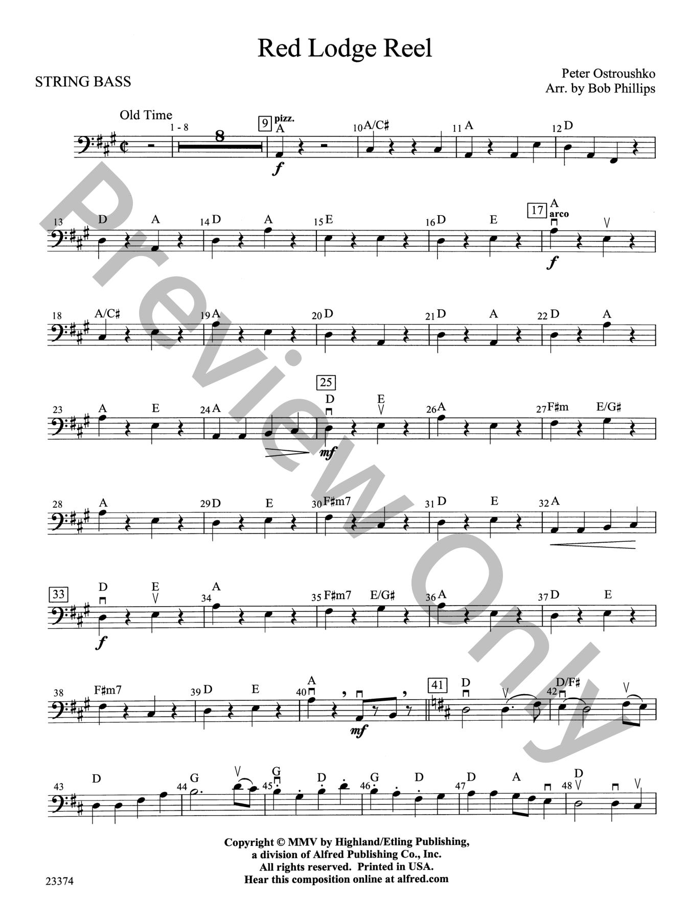 Red Lodge Reel Orchestra Sheet Music | J.W. Pepper