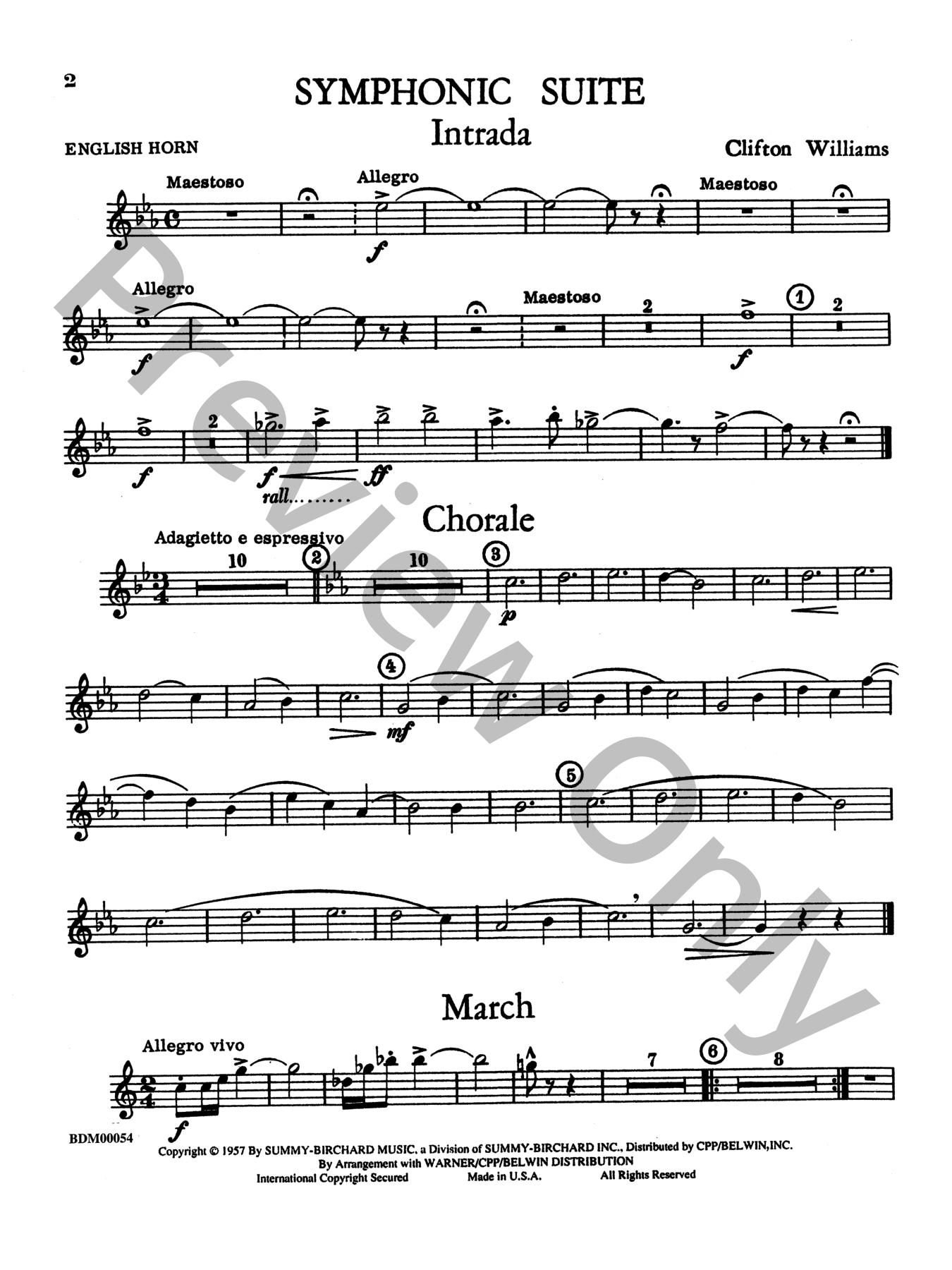 SYMPHONIC SUITE 吹奏楽・楽譜セット（スコア&パート譜） Symphonic Suite Concert Band Sheet Music | J.W. Pepper