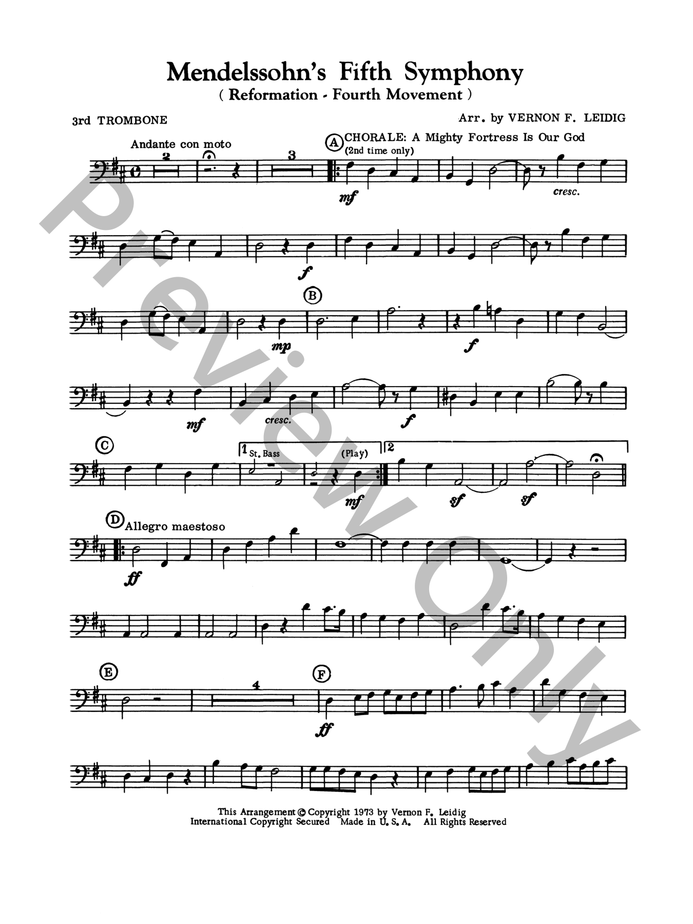 Symphony No. 5 Orchestra Sheet Music | J.W. Pepper