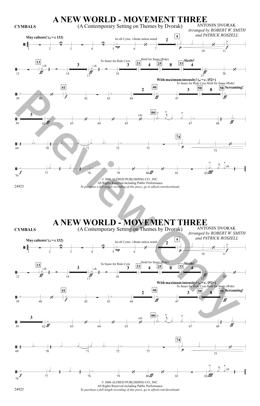 New World, A - Movement Three | J.W. Pepper