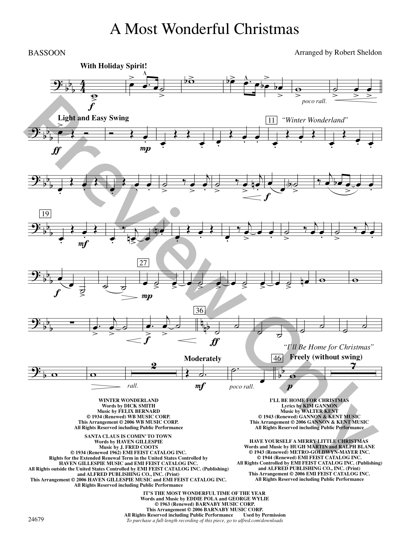 A Most Wonderful Christmas Concert Band Sheet Music | J.W. Pepper