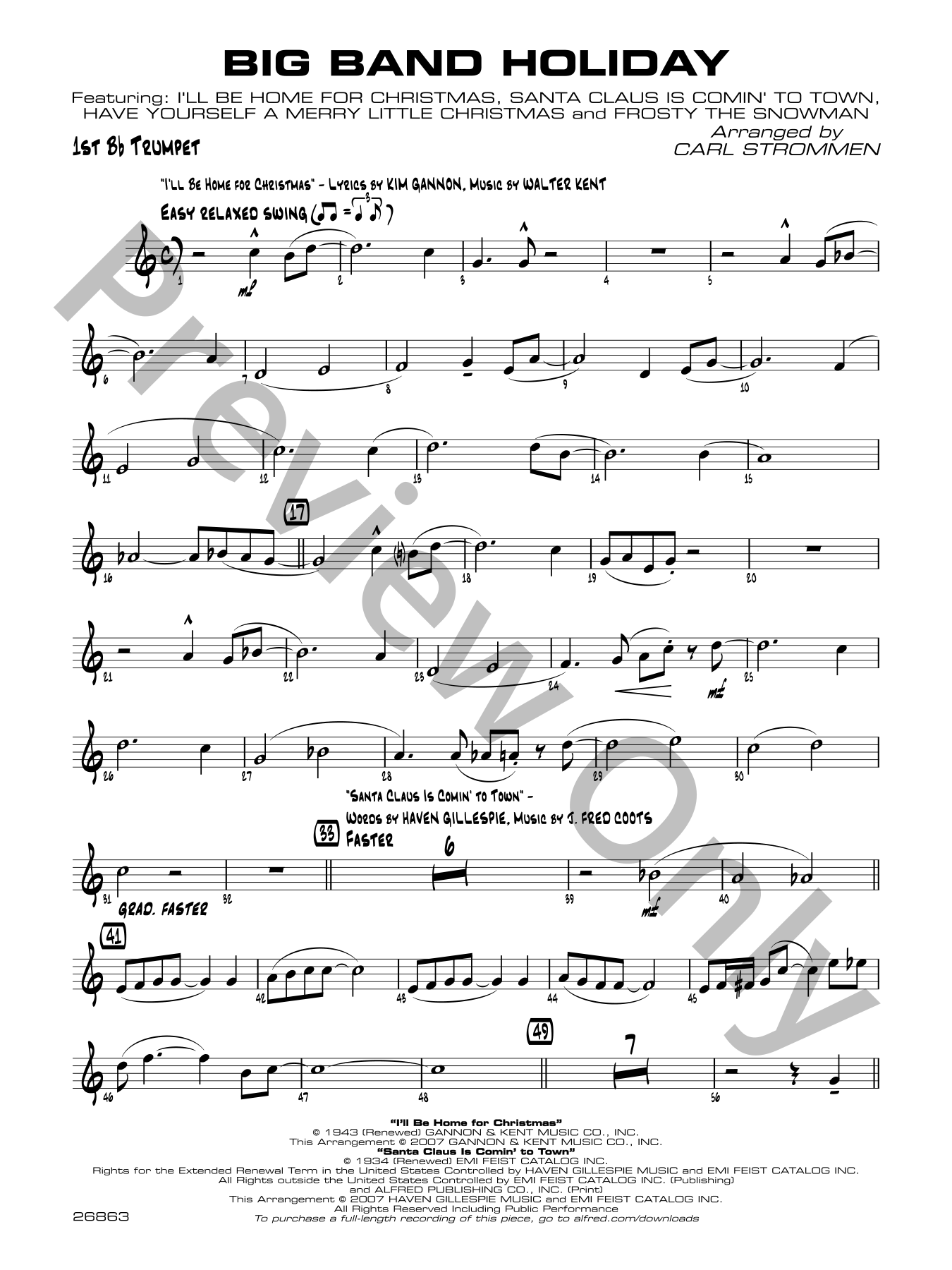 Big Band Holiday Jazz Sheet Music | J.W. Pepper