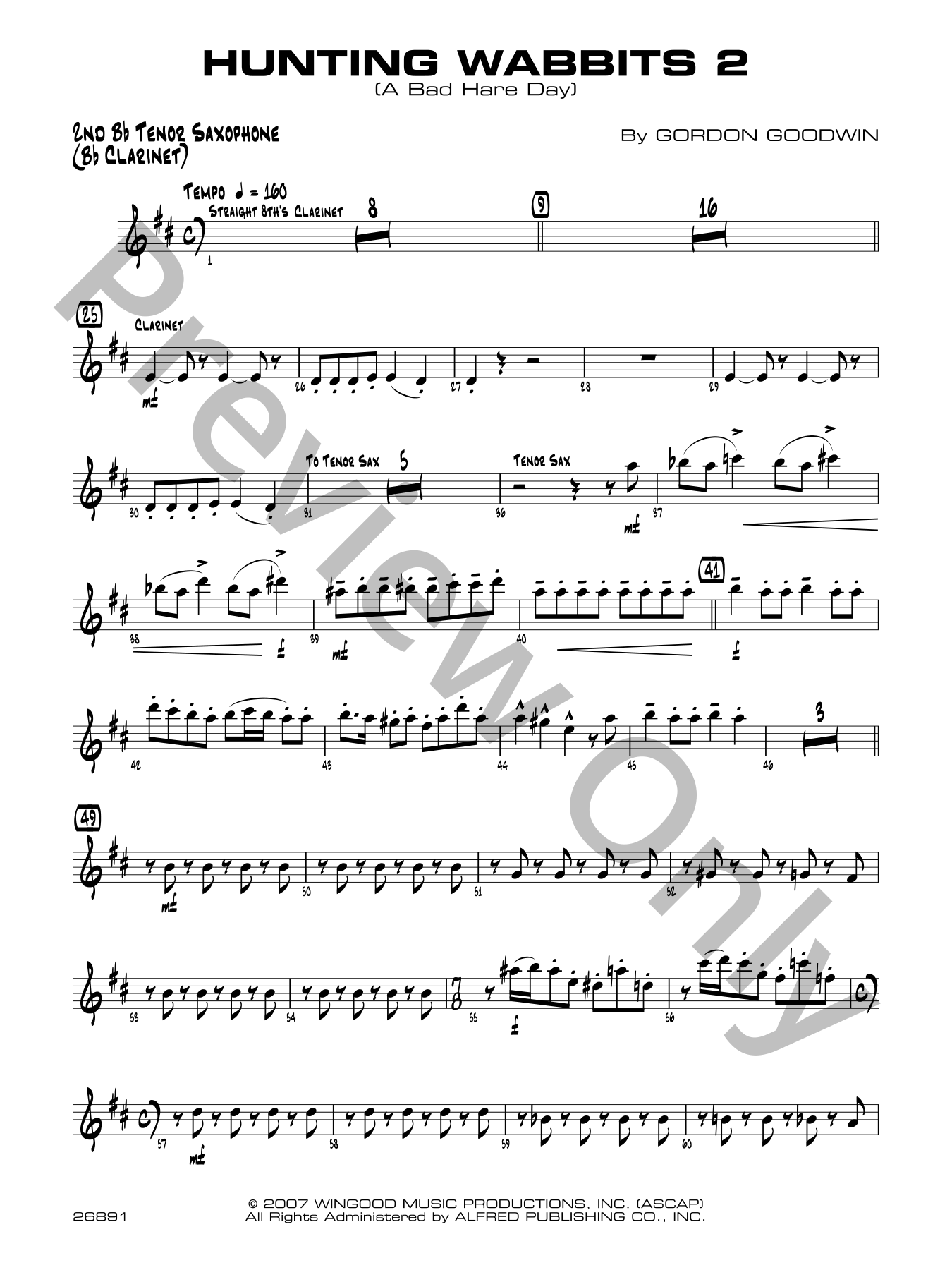 Hunting Wabbits 2 Jazz Sheet Music | J.W. Pepper