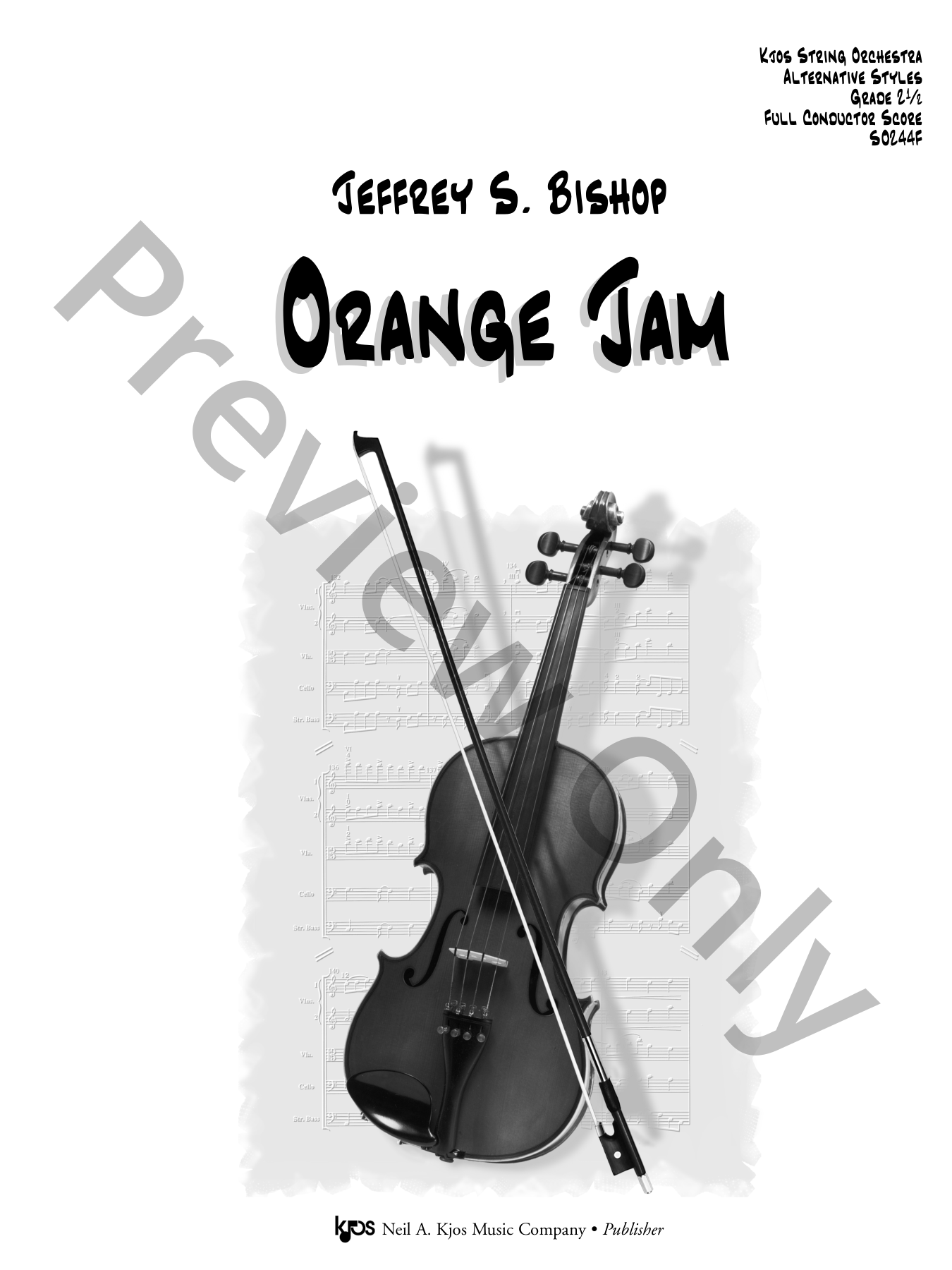 Orange Jam Orchestra Sheet Music | J.W. Pepper