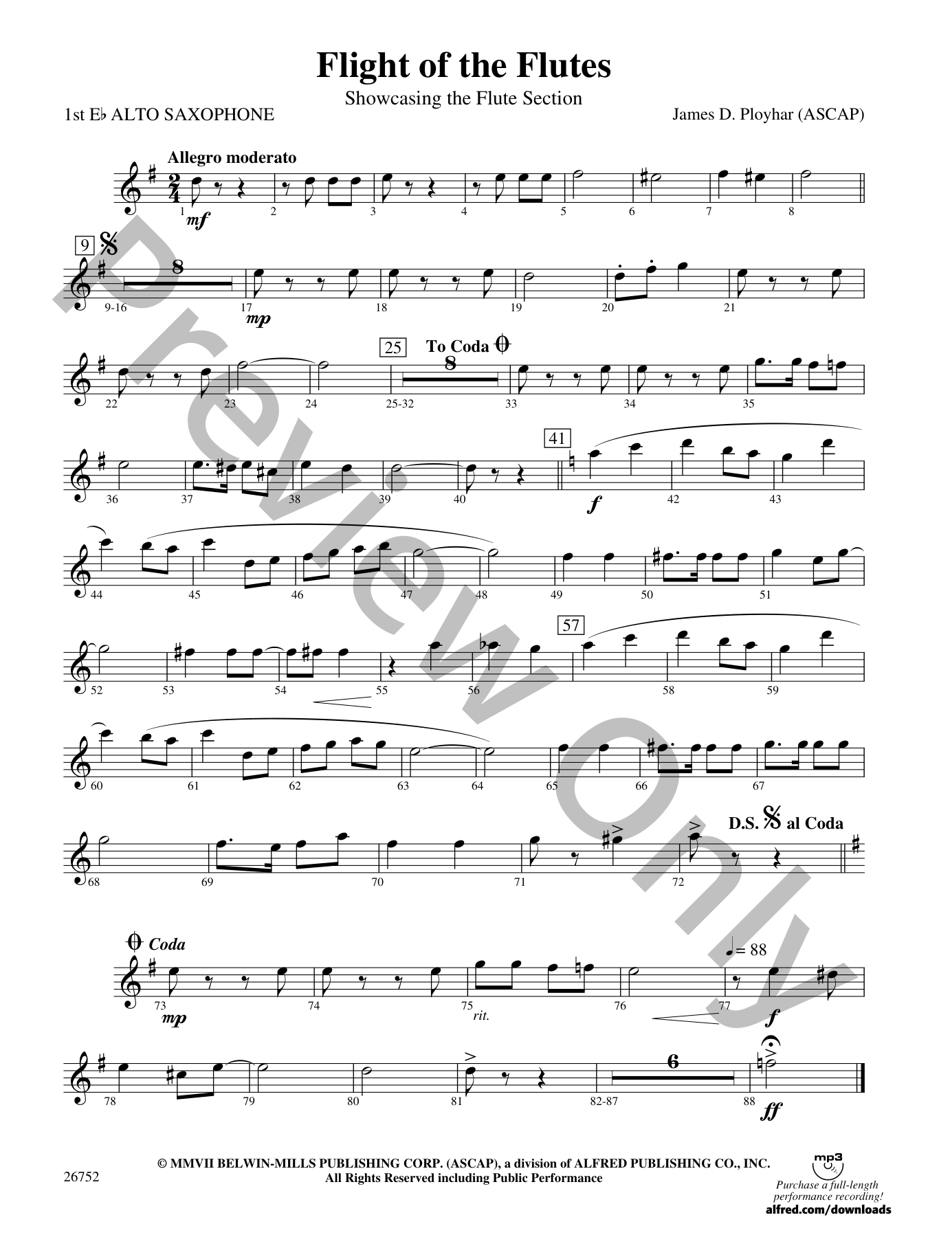 Flight of the Flutes Concert Band Sheet Music | J.W. Pepper