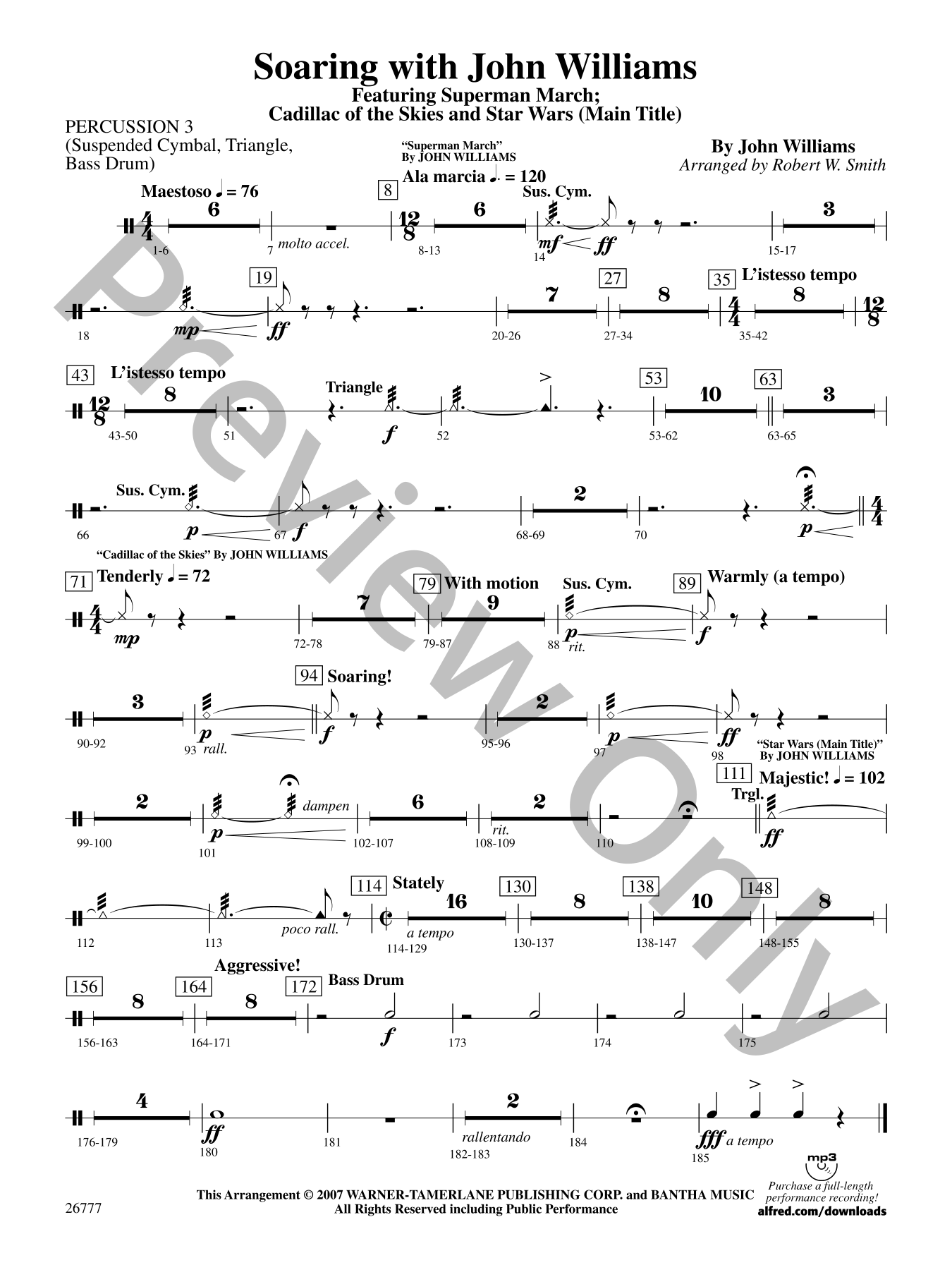 Soaring with John Williams 吹奏楽 楽譜 Soaring with John Williams Concert Band Sheet Music | J.W. Pepper