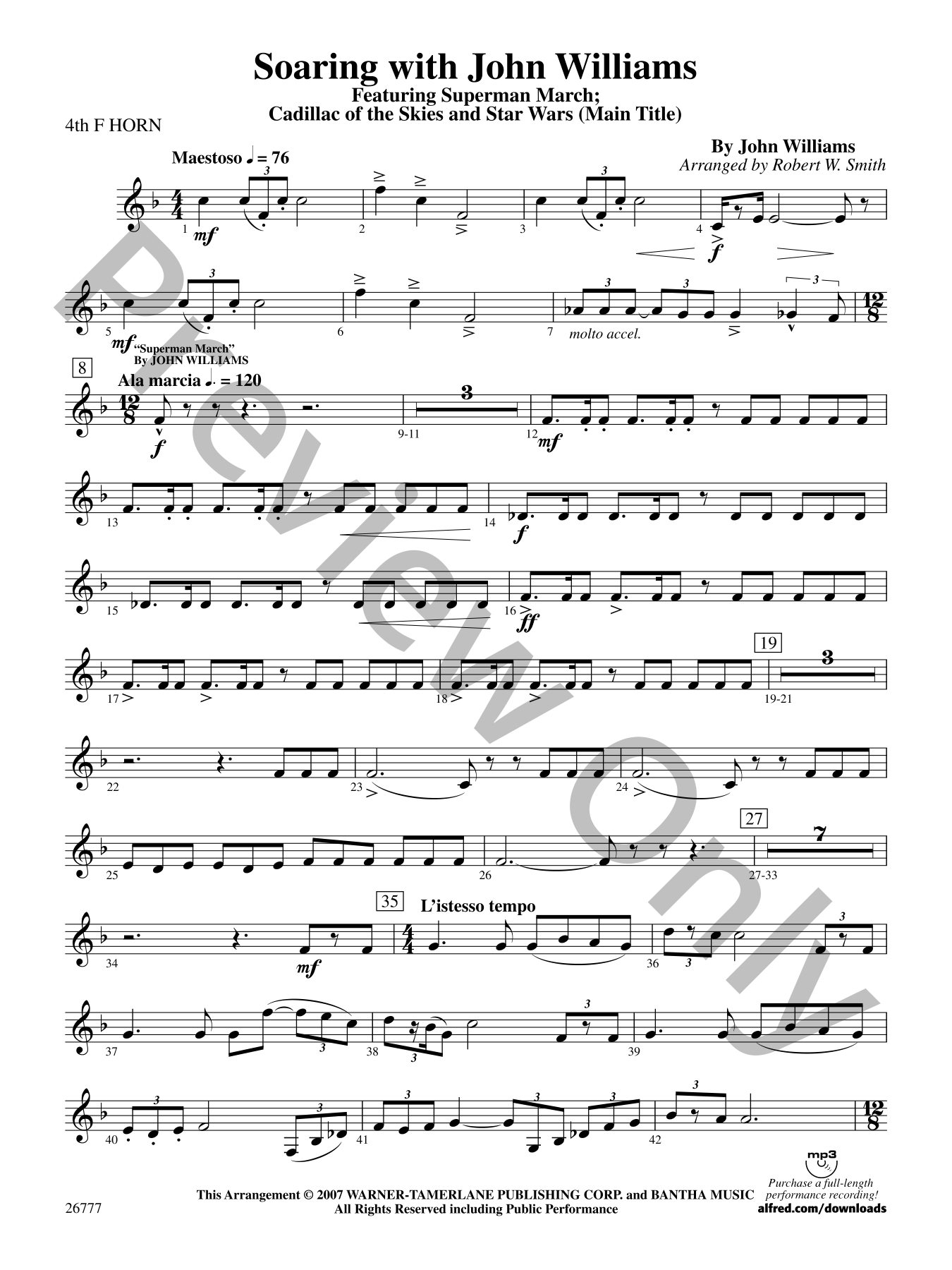 Soaring with John Williams 吹奏楽 楽譜 Soaring with John Williams Concert Band Sheet Music | J.W. Pepper