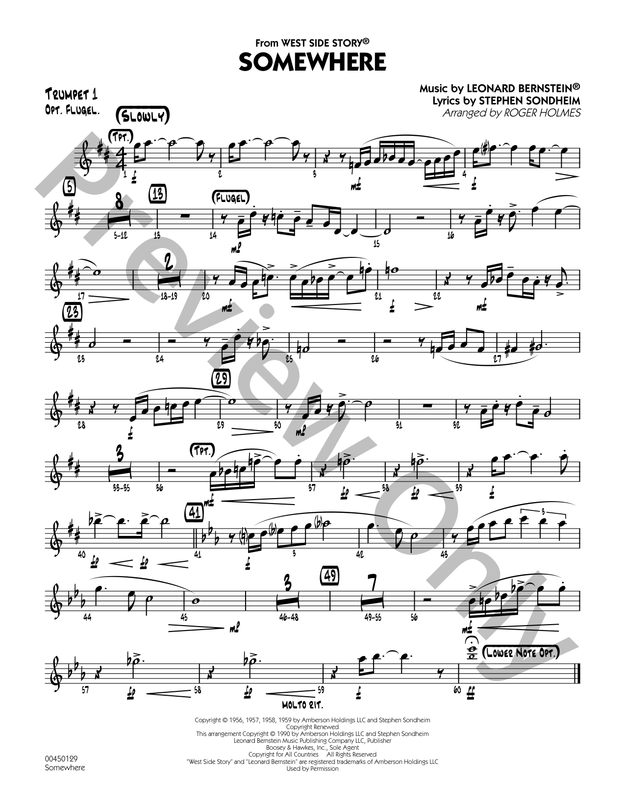 Somewhere Jazz Sheet Music | J.W. Pepper