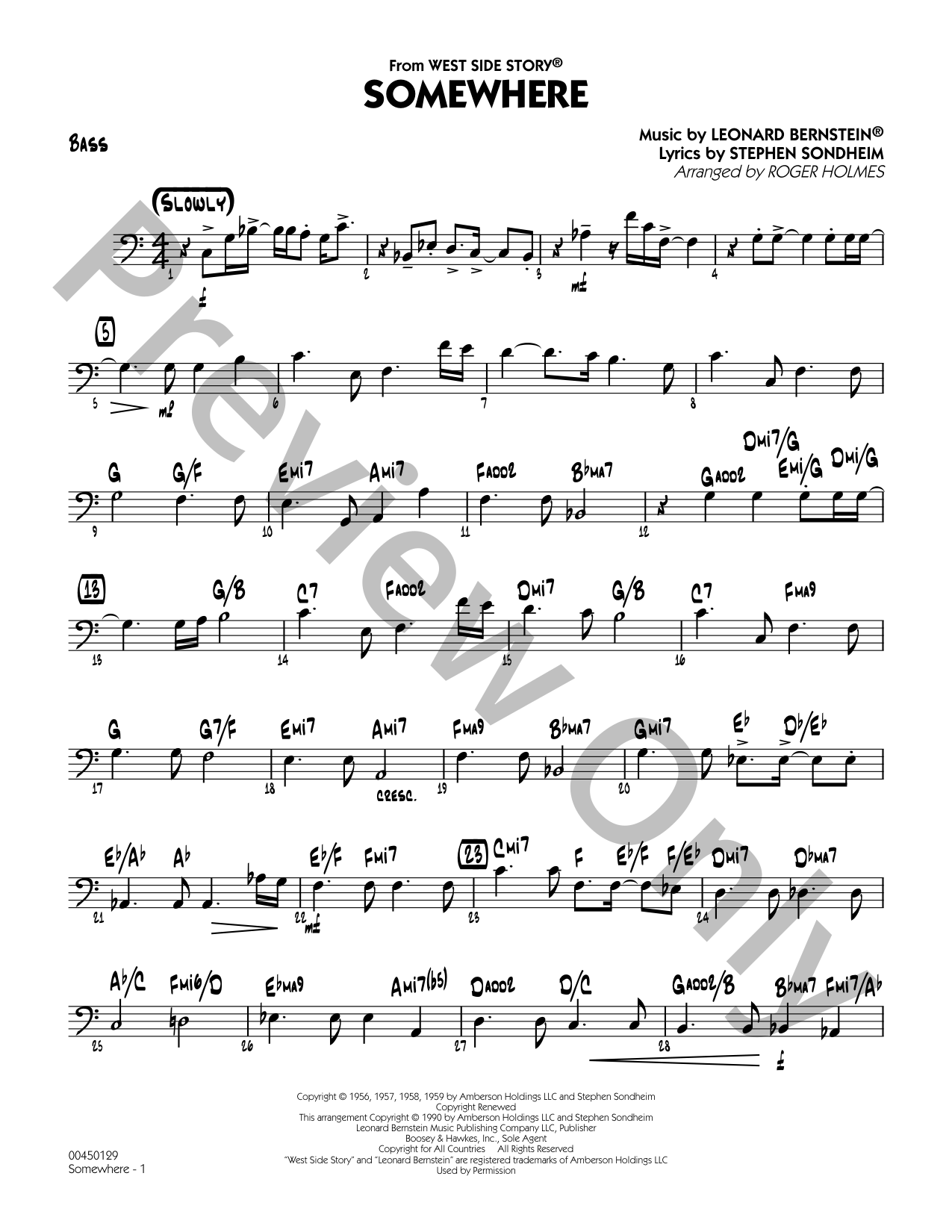 Somewhere Jazz Sheet Music | J.W. Pepper