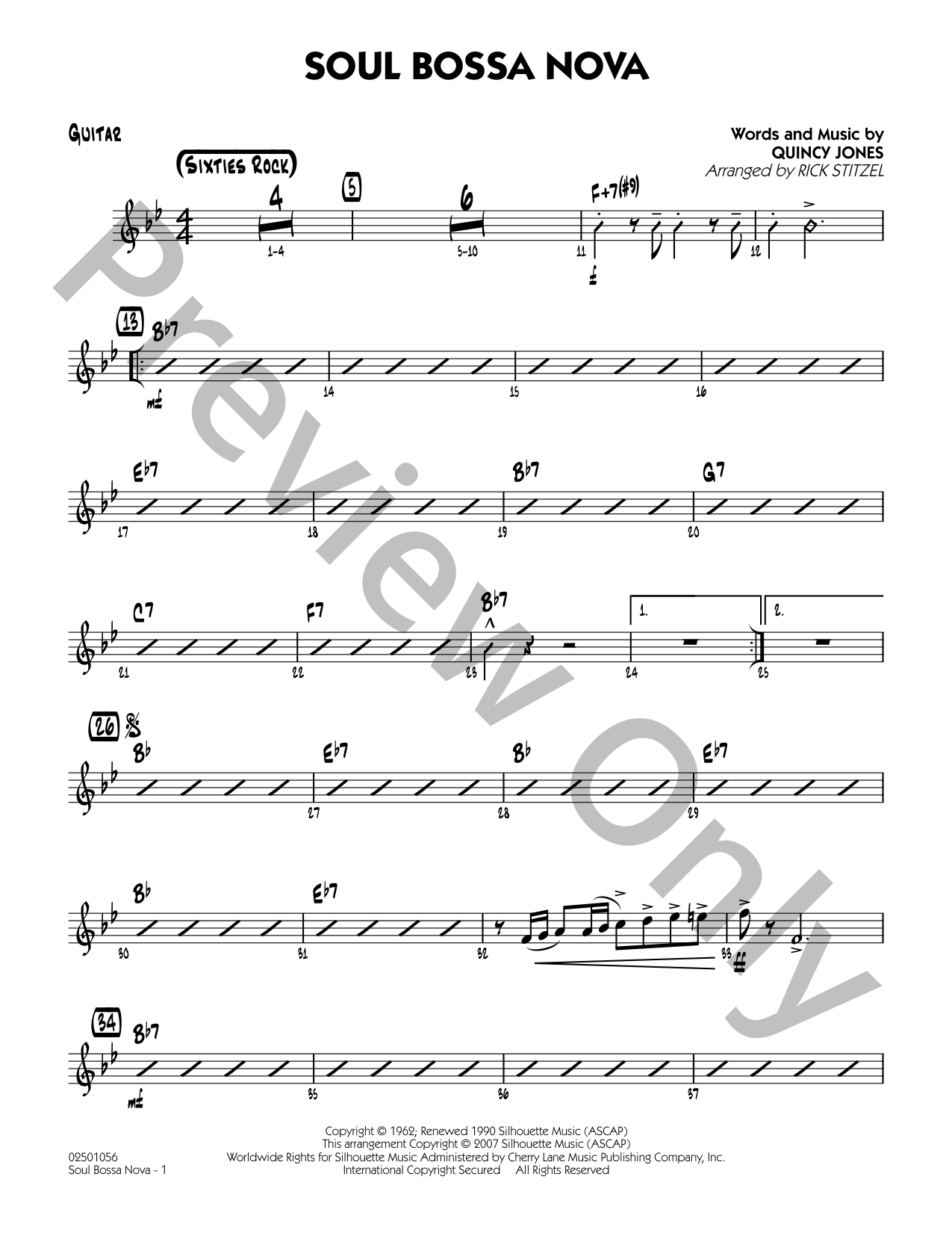 Soul Bossa Nova Jazz Sheet Music | J.W. Pepper