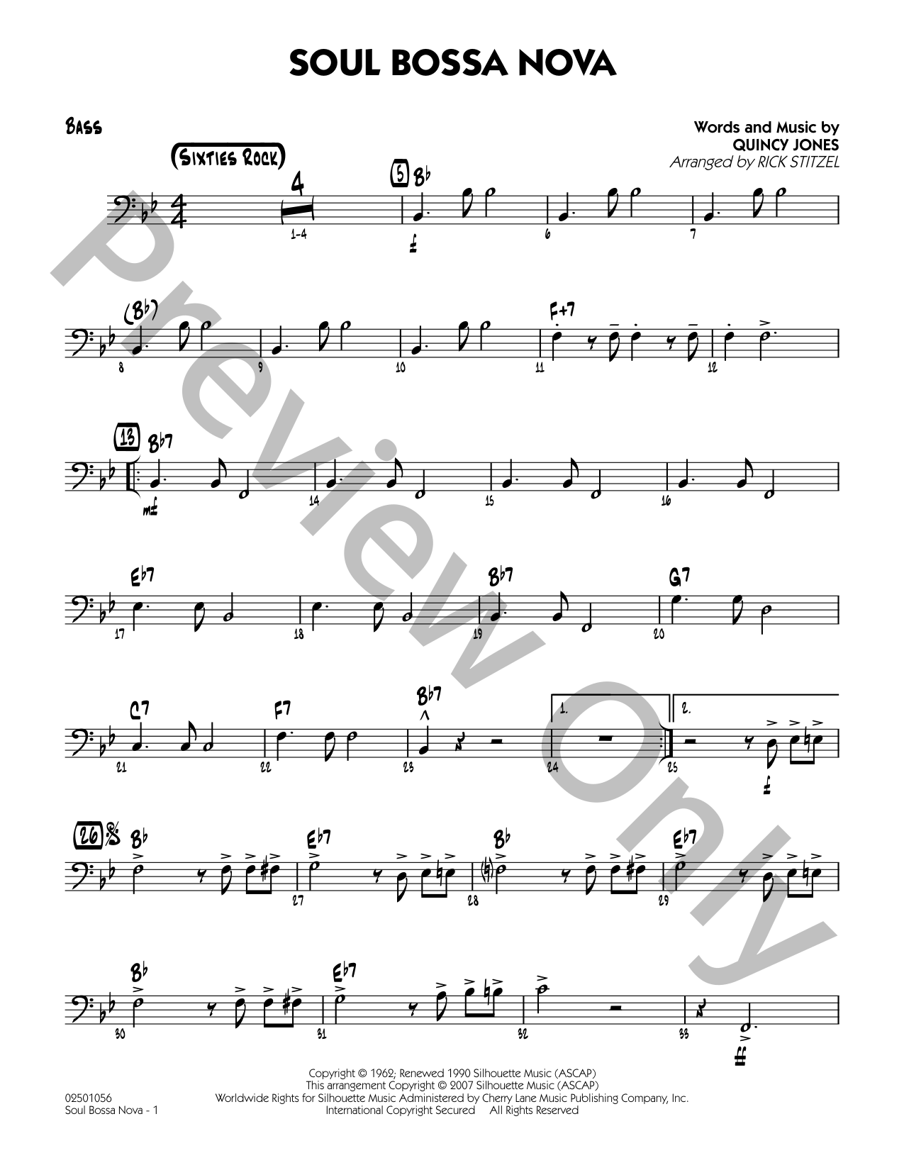 Soul Bossa Nova Jazz Sheet Music | J.W. Pepper