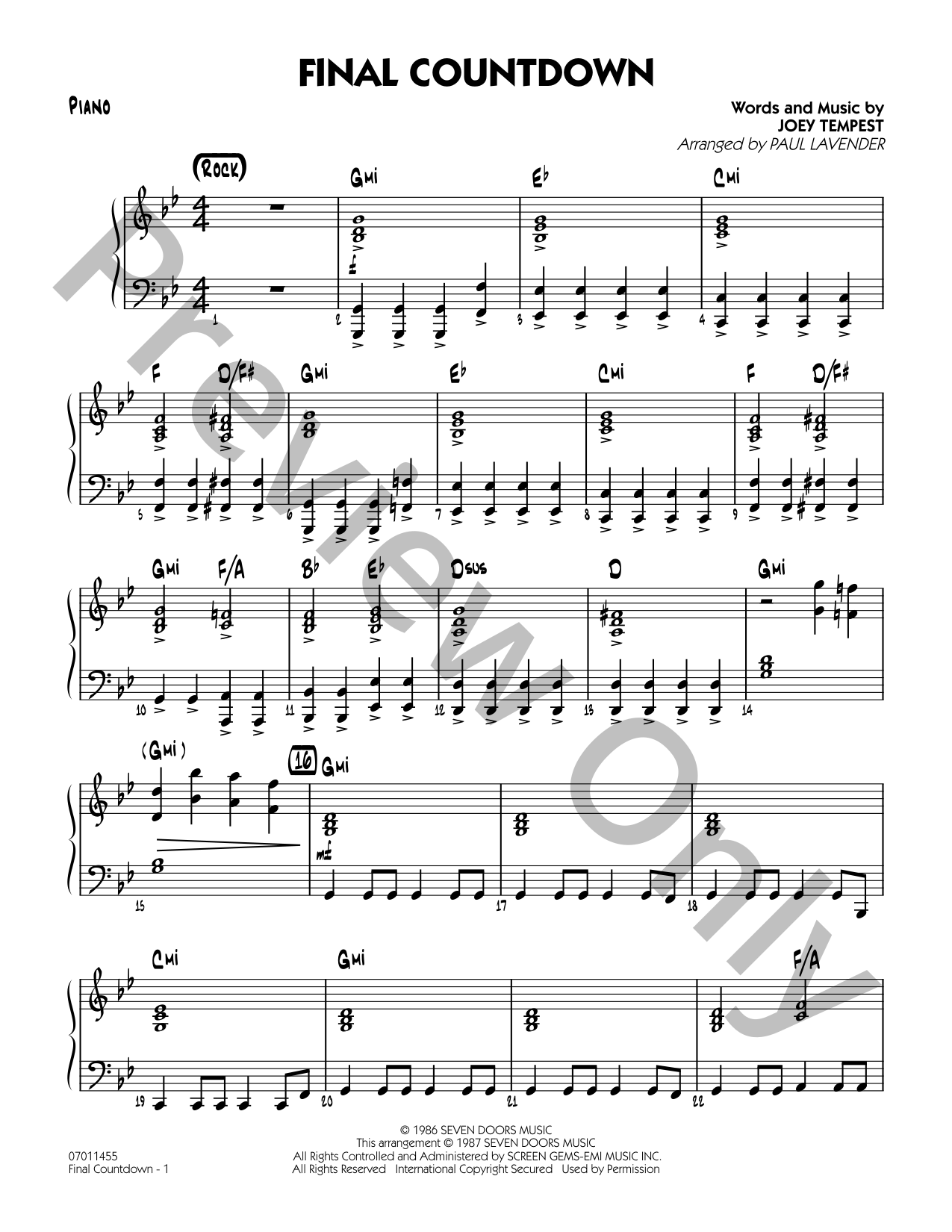 the final vountfown by klow 7 Countdown Jazz Sheet Music step:5-essence just before the start Sphingolipid signaling links elastin Size:5Kg