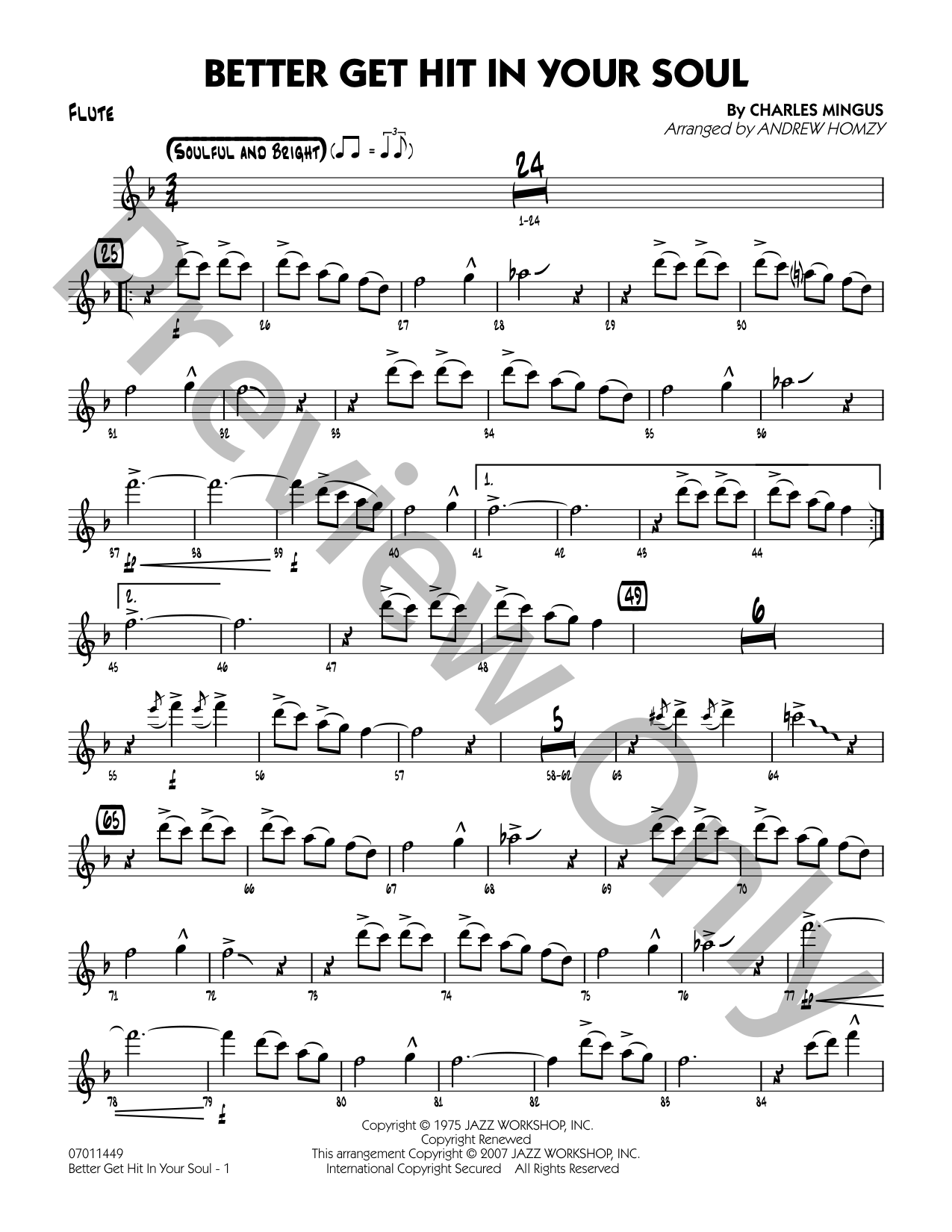 Better Get Hit in Your Soul Jazz Sheet Music | J.W. Pepper
