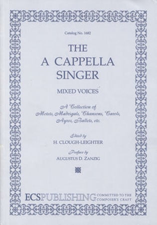 The A Cappella Singer Choral Sheet Music | J.W. Pepper