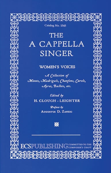 The A Cappella Singer Choral Sheet Music | J.W. Pepper