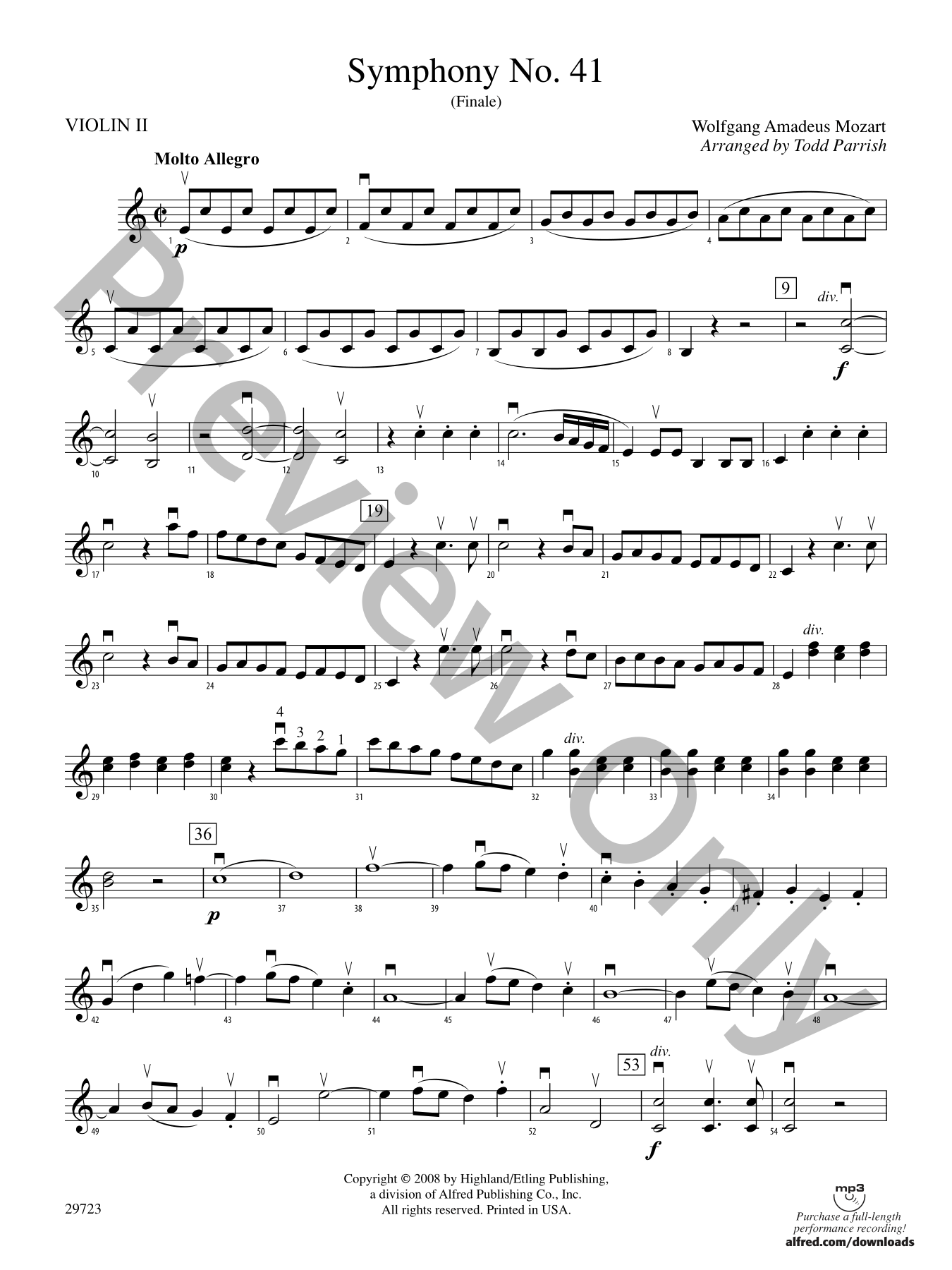 Symphony No. 41 