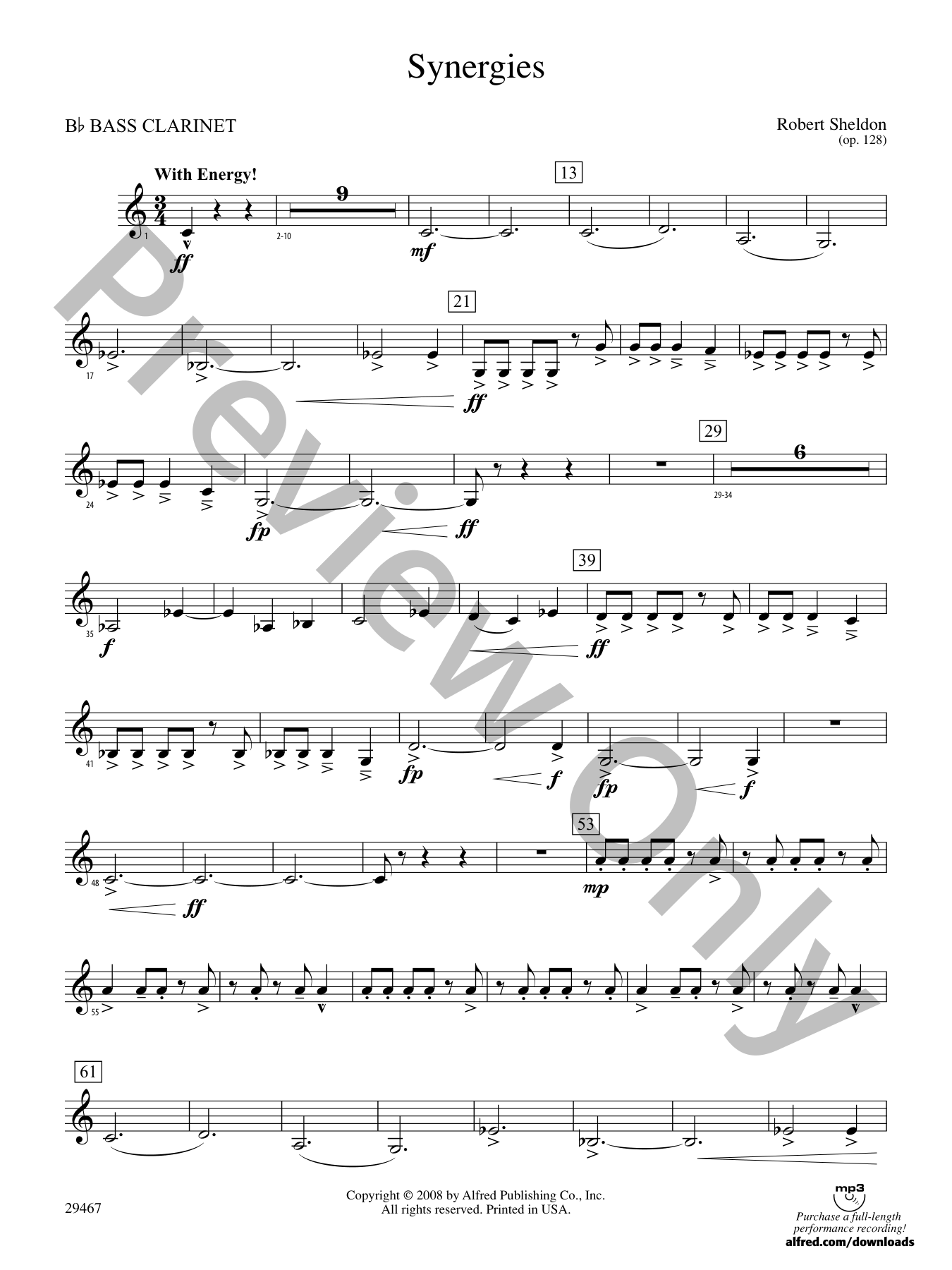 Synergies Concert Band Sheet Music | J.W. Pepper