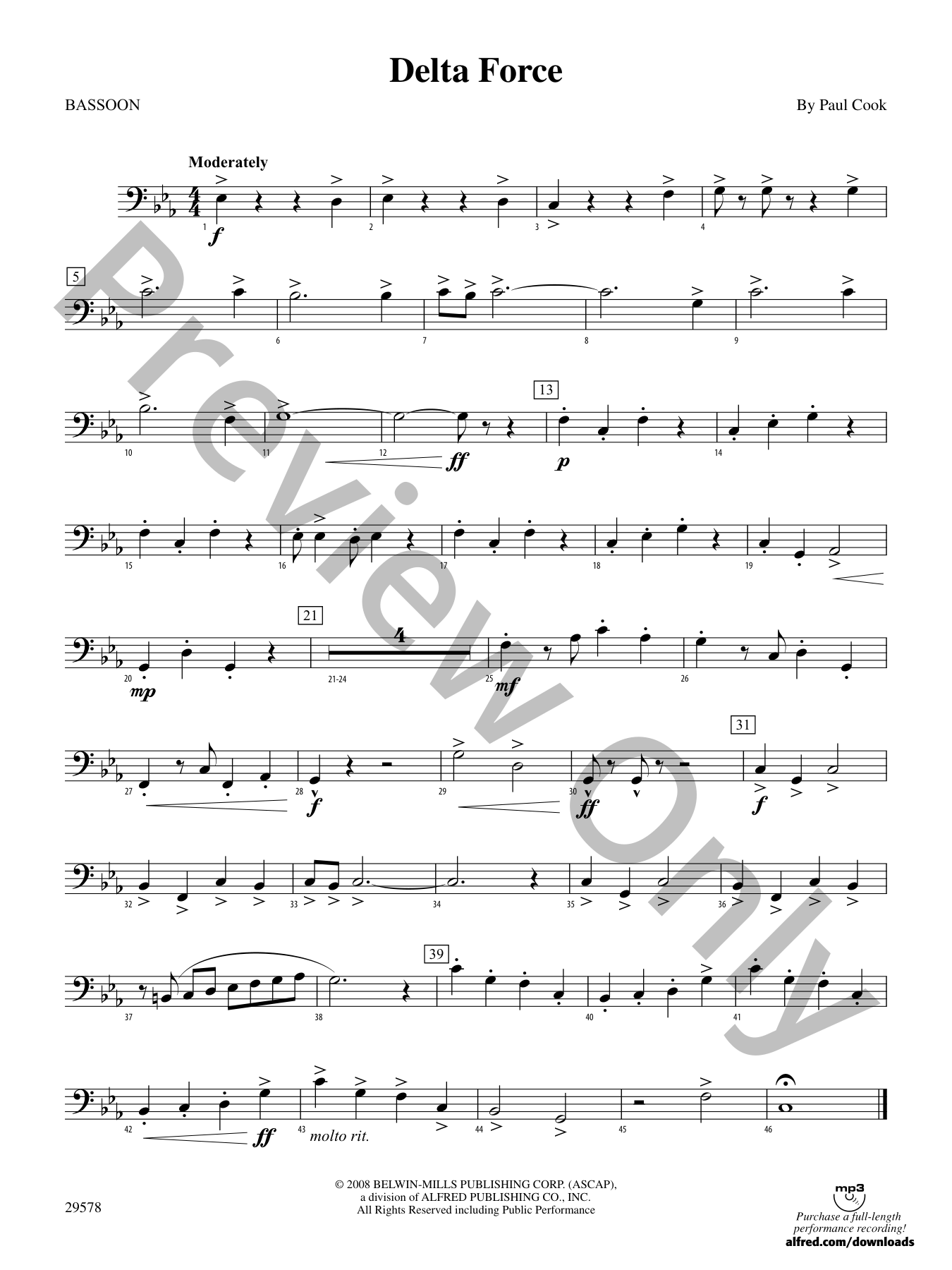 Delta Force Concert Band Sheet Music | J.W. Pepper