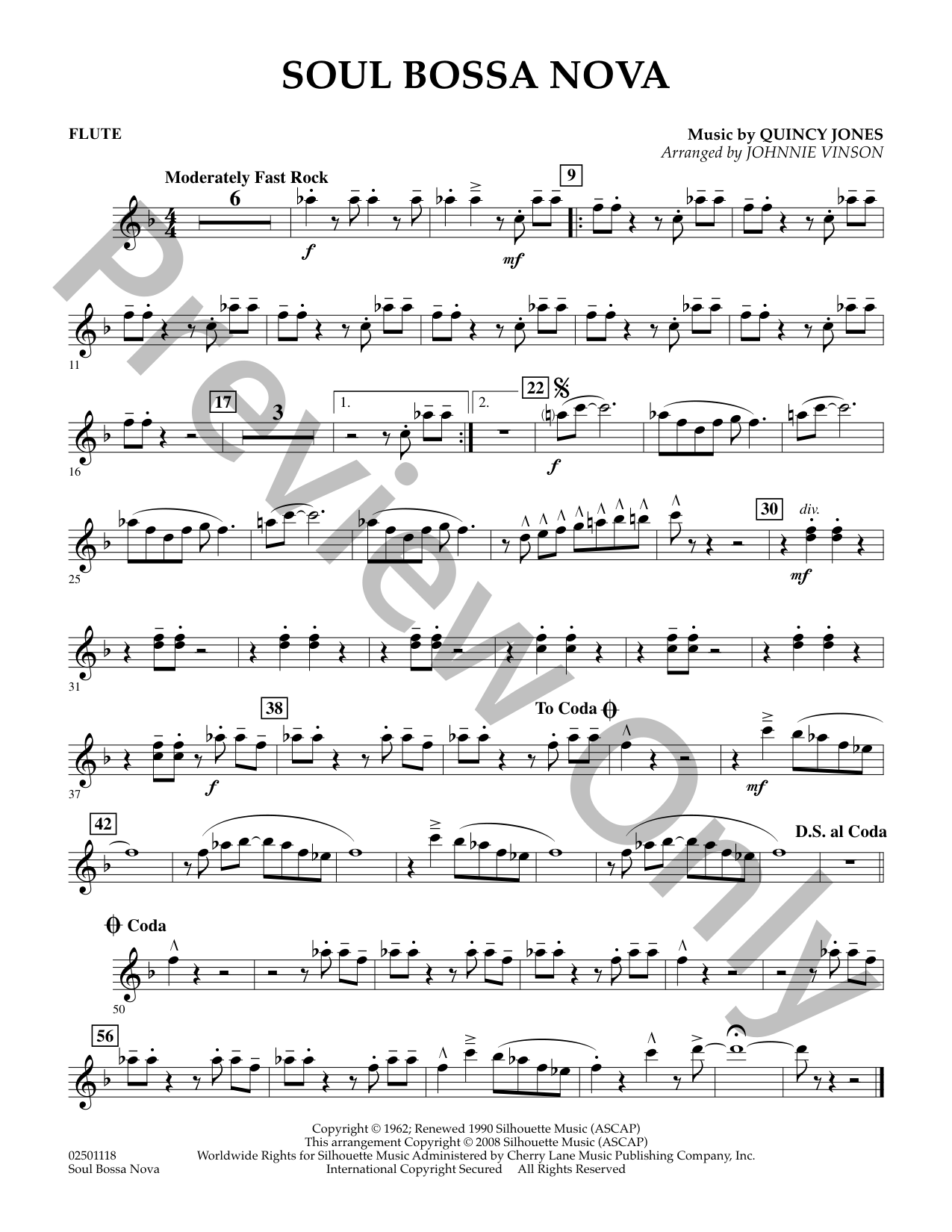 Soul Bossa Nova Concert Band Sheet Music | J.W. Pepper
