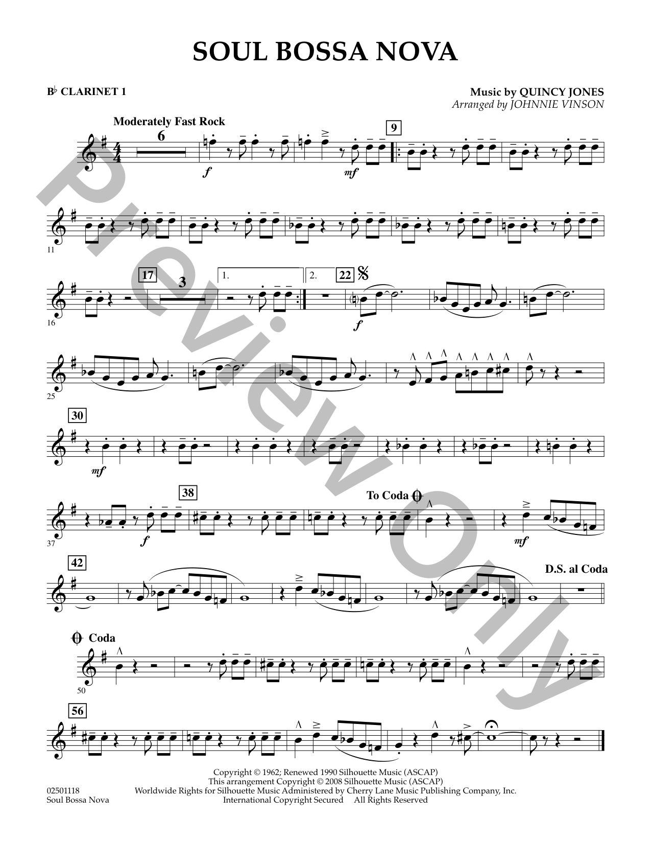 Soul Bossa Nova Concert Band Sheet Music | J.W. Pepper