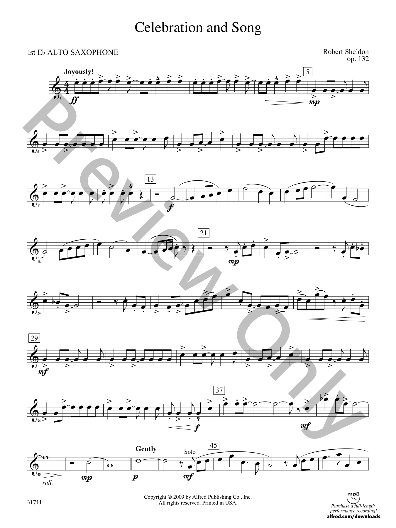 その他 Celebration and Song by Robert Sheldon Celebration and Song Concert Band Sheet Music | J.W. Pepper