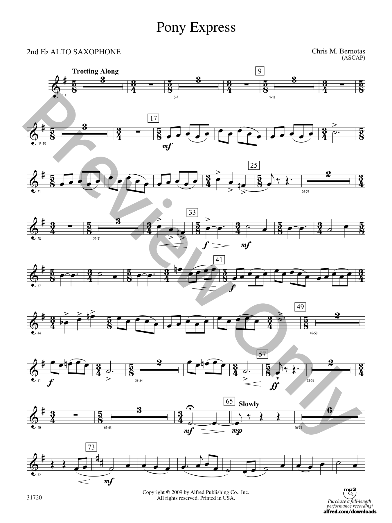 Pony Express Concert Band Sheet Music | J.W. Pepper