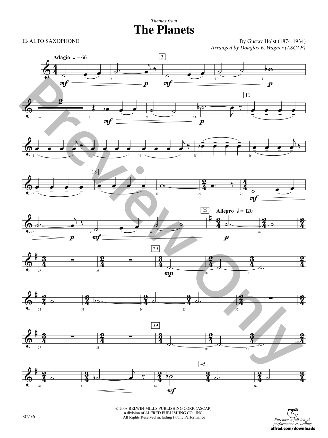 The Planets Concert Band Sheet Music | J.W. Pepper