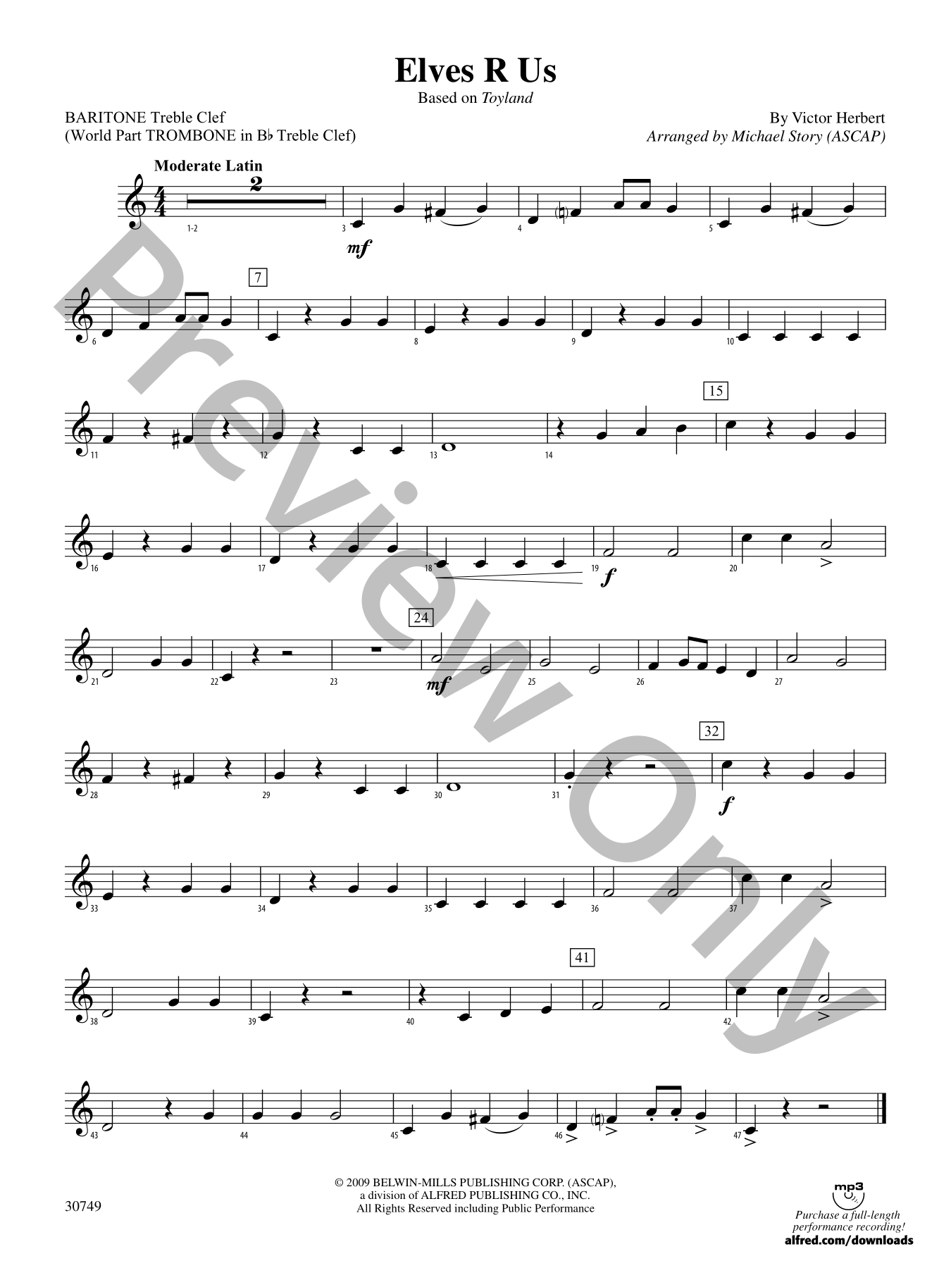 Elves R Us Concert Band Sheet Music | J.W. Pepper