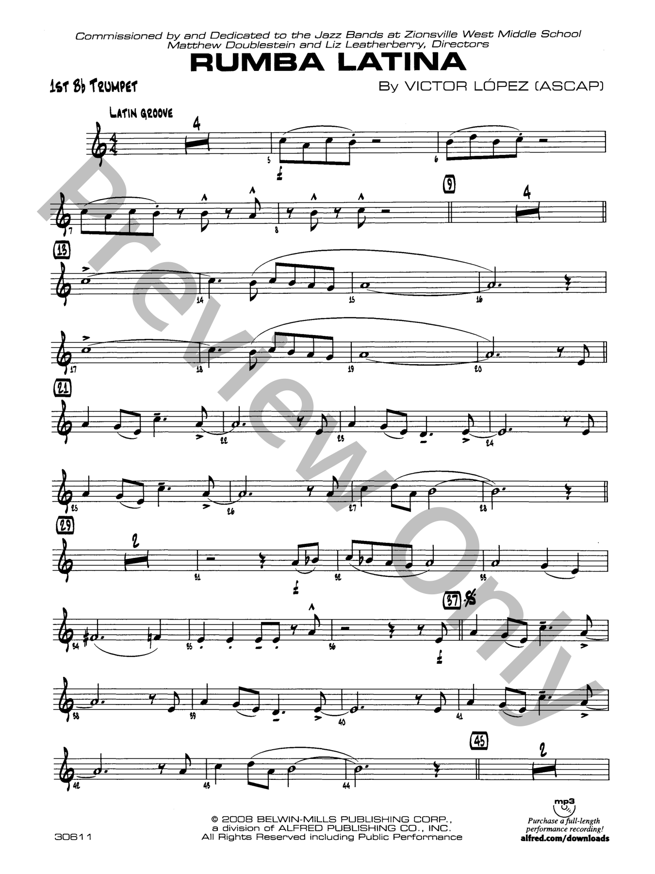 Rumba Latina Jazz Sheet Music | J.W. Pepper