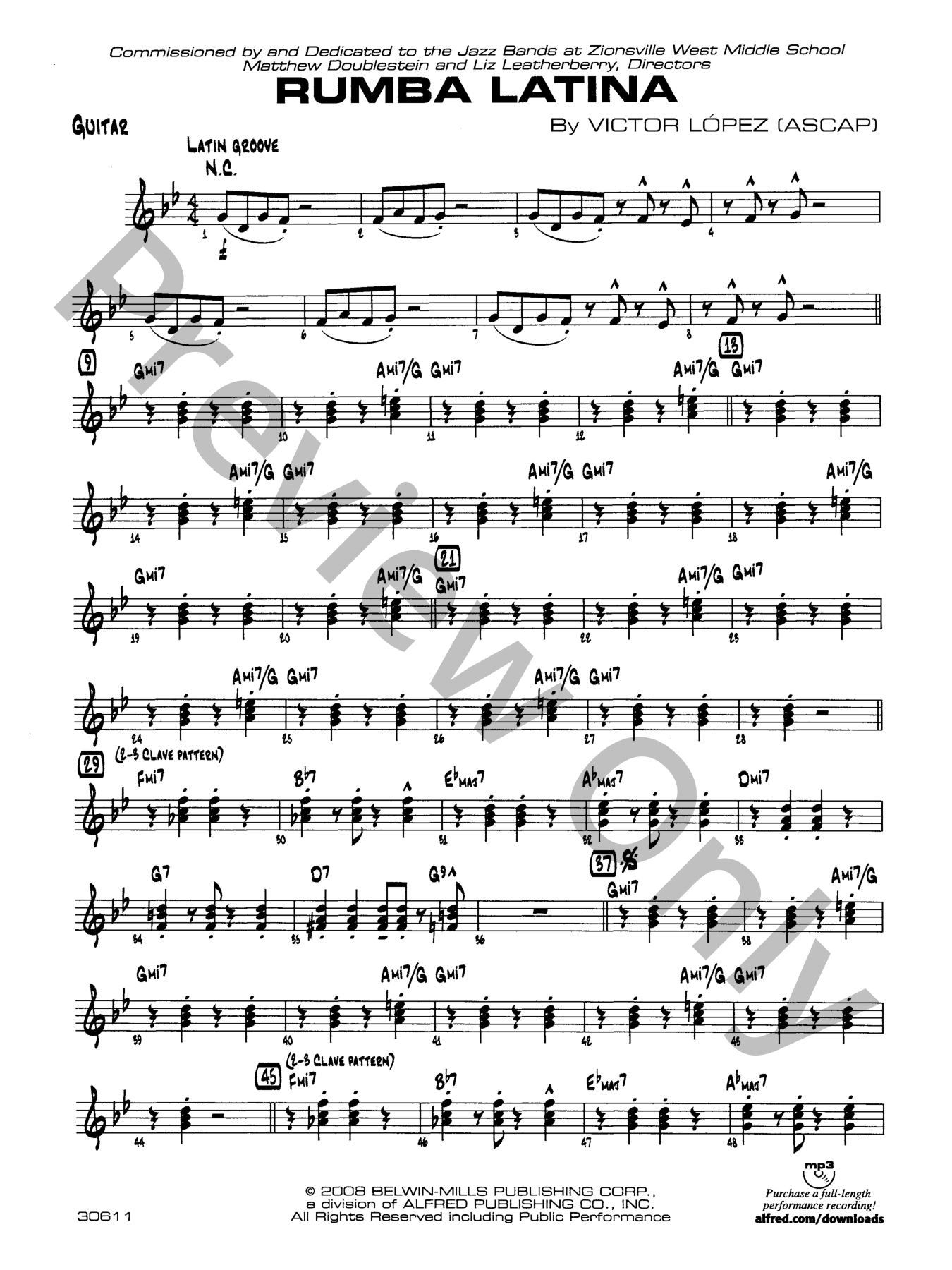 Rumba Latina Jazz Sheet Music | J.W. Pepper