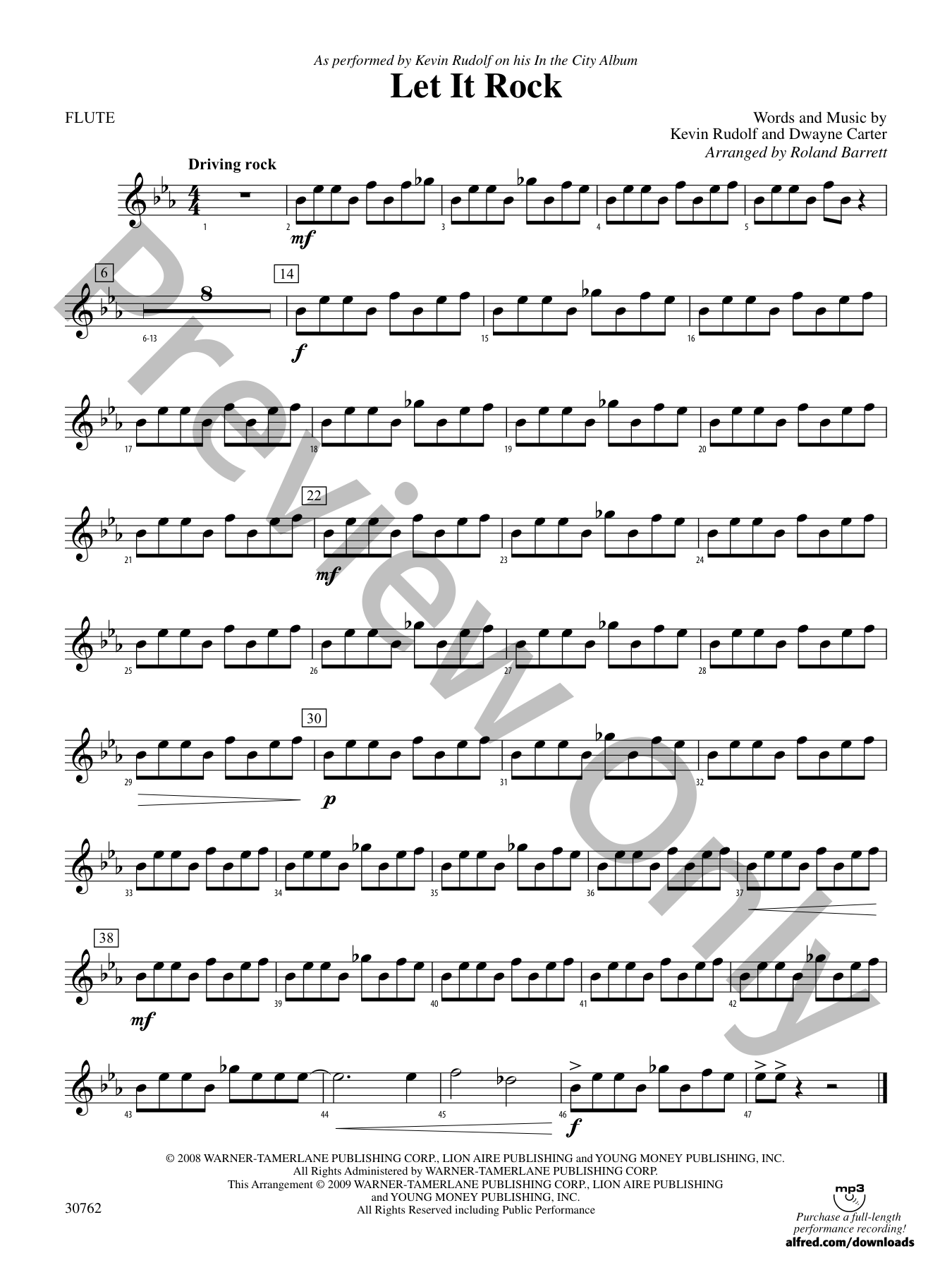 Let It Rock Concert Band Sheet Music | J.W. Pepper