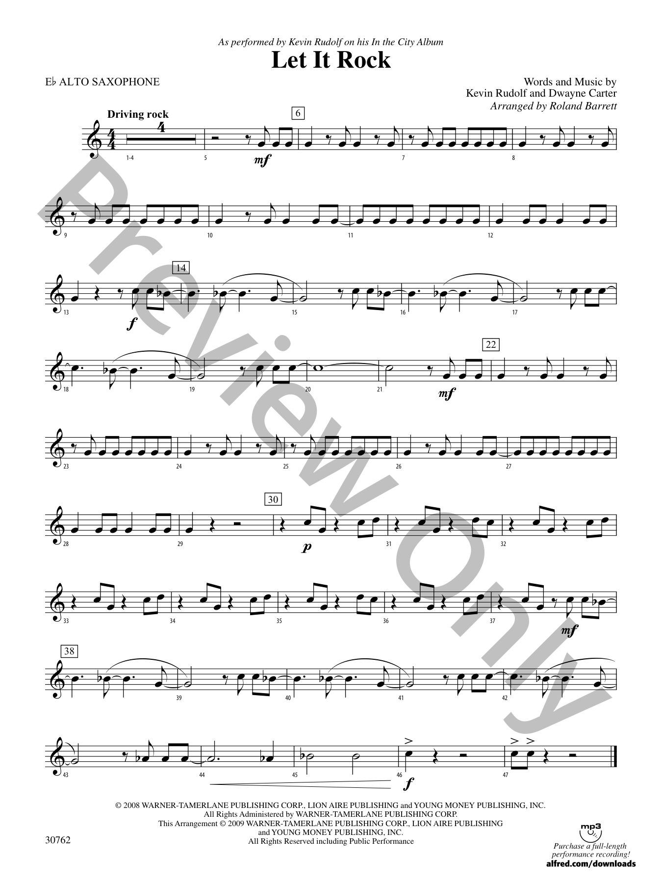 Let It Rock Concert Band Sheet Music | J.W. Pepper