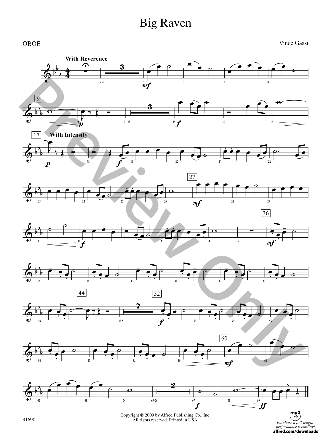 Big Raven Concert Band Sheet Music | J.W. Pepper