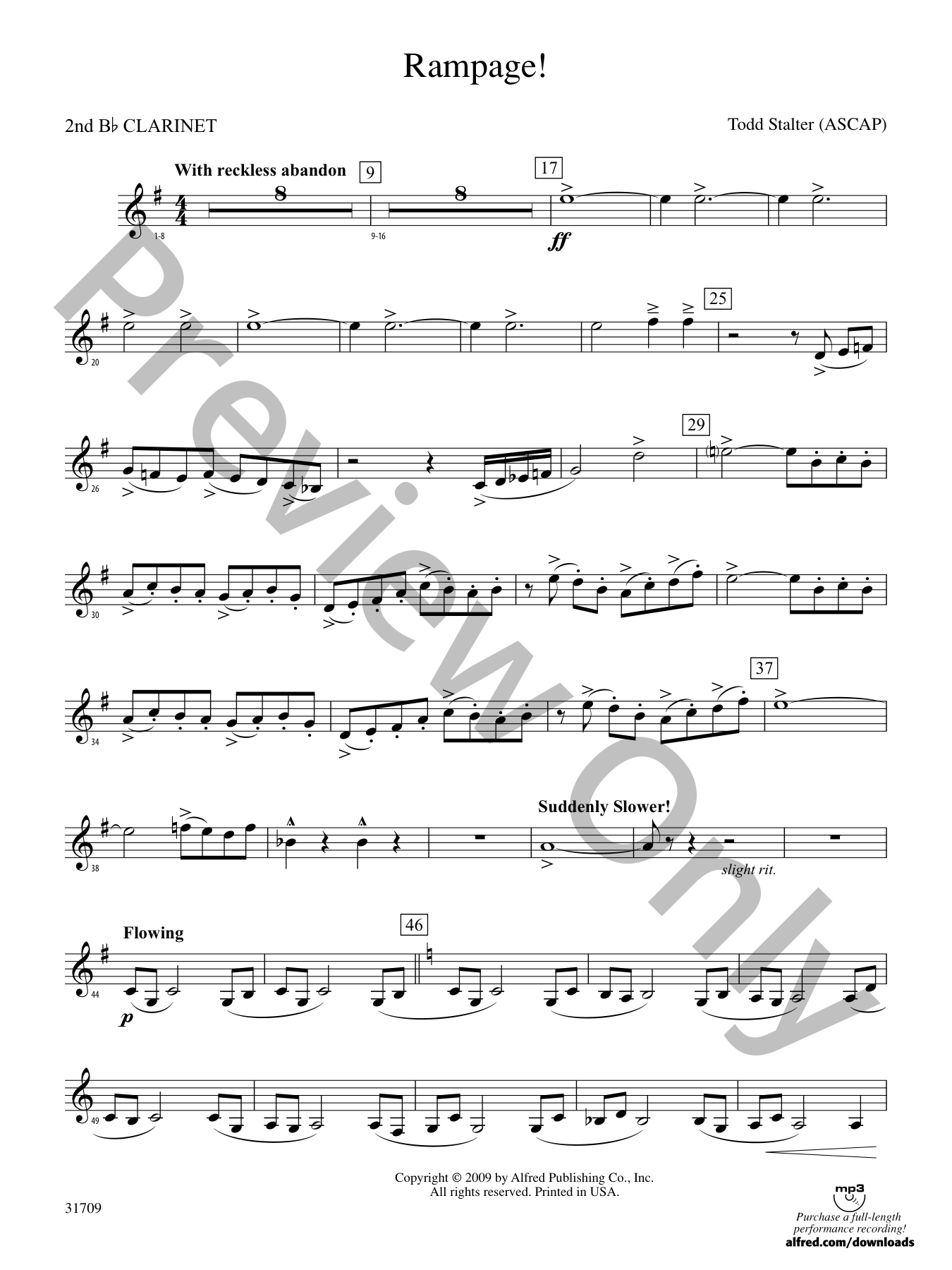 Rampage! Concert Band Sheet Music | J.W. Pepper