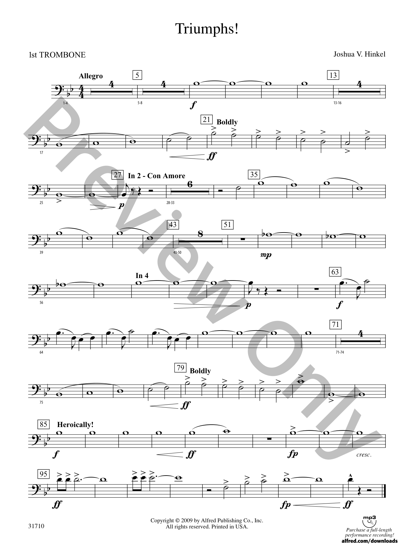 Triumphs! Concert Band Sheet Music | J.W. Pepper