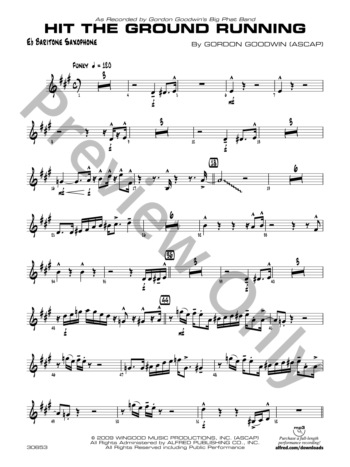 Hit the Ground Running Jazz Sheet Music | J.W. Pepper