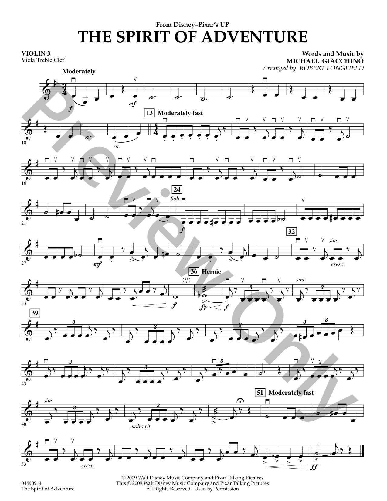 The Spirit of Adventure Orchestra Sheet Music | J.W. Pepper