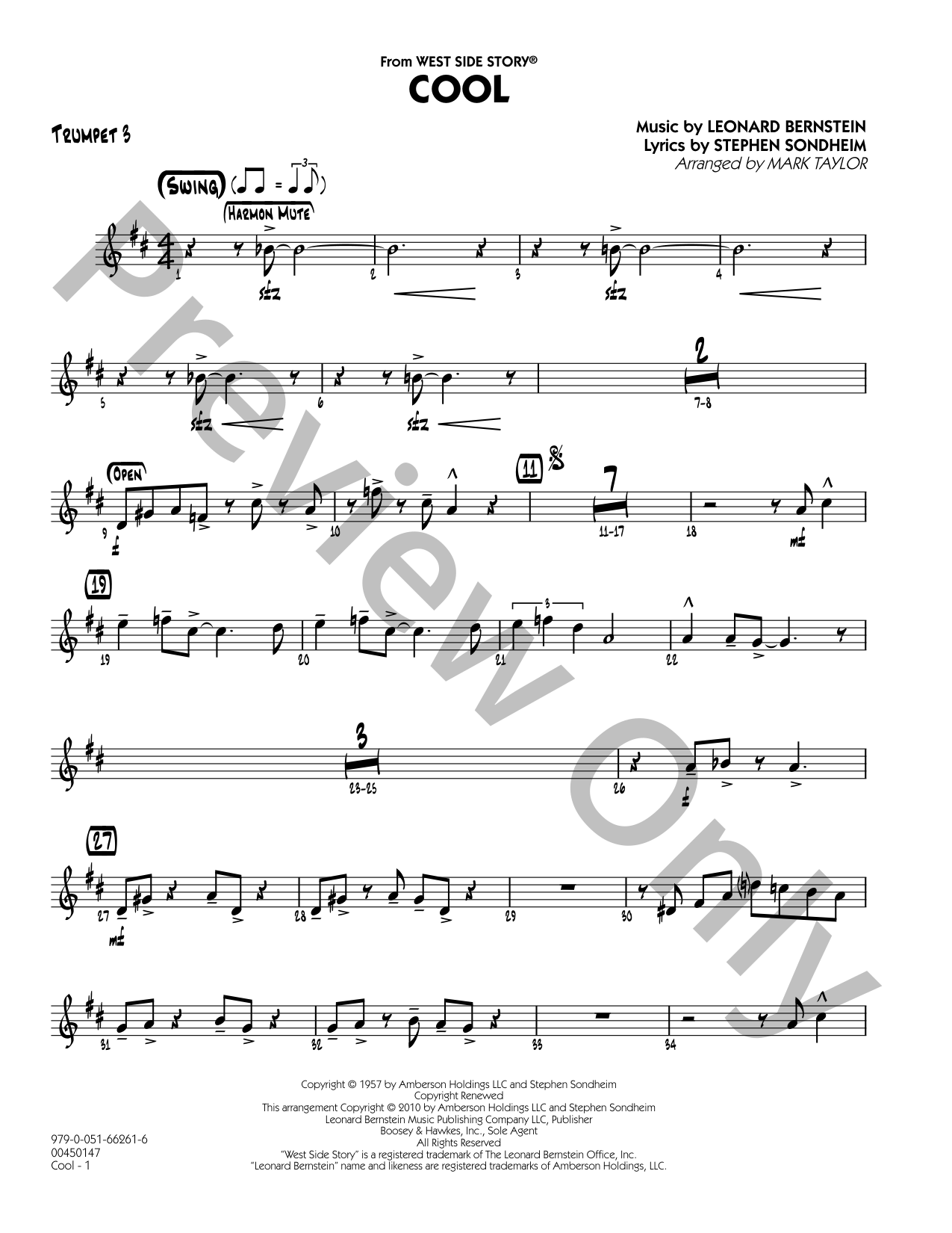 Cool Jazz Sheet Music | J.W. Pepper