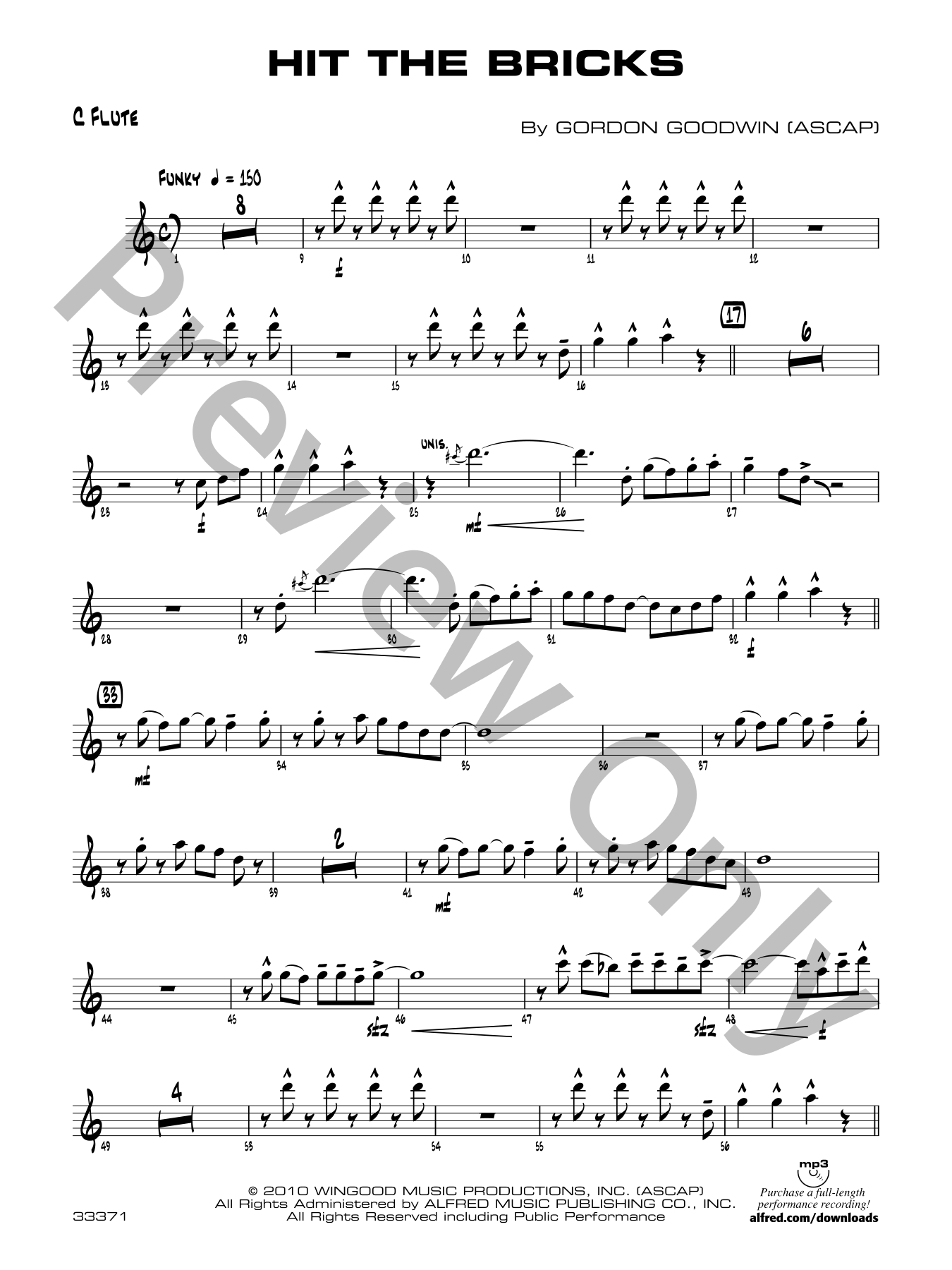 Hit the Bricks Jazz Sheet Music | J.W. Pepper