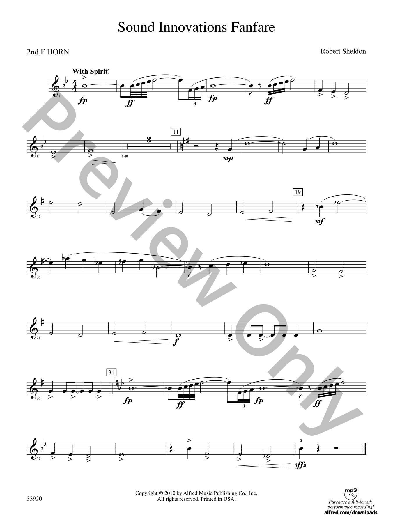 Sound Innovations Fanfare Concert Band Sheet Music | J.W. Pepper